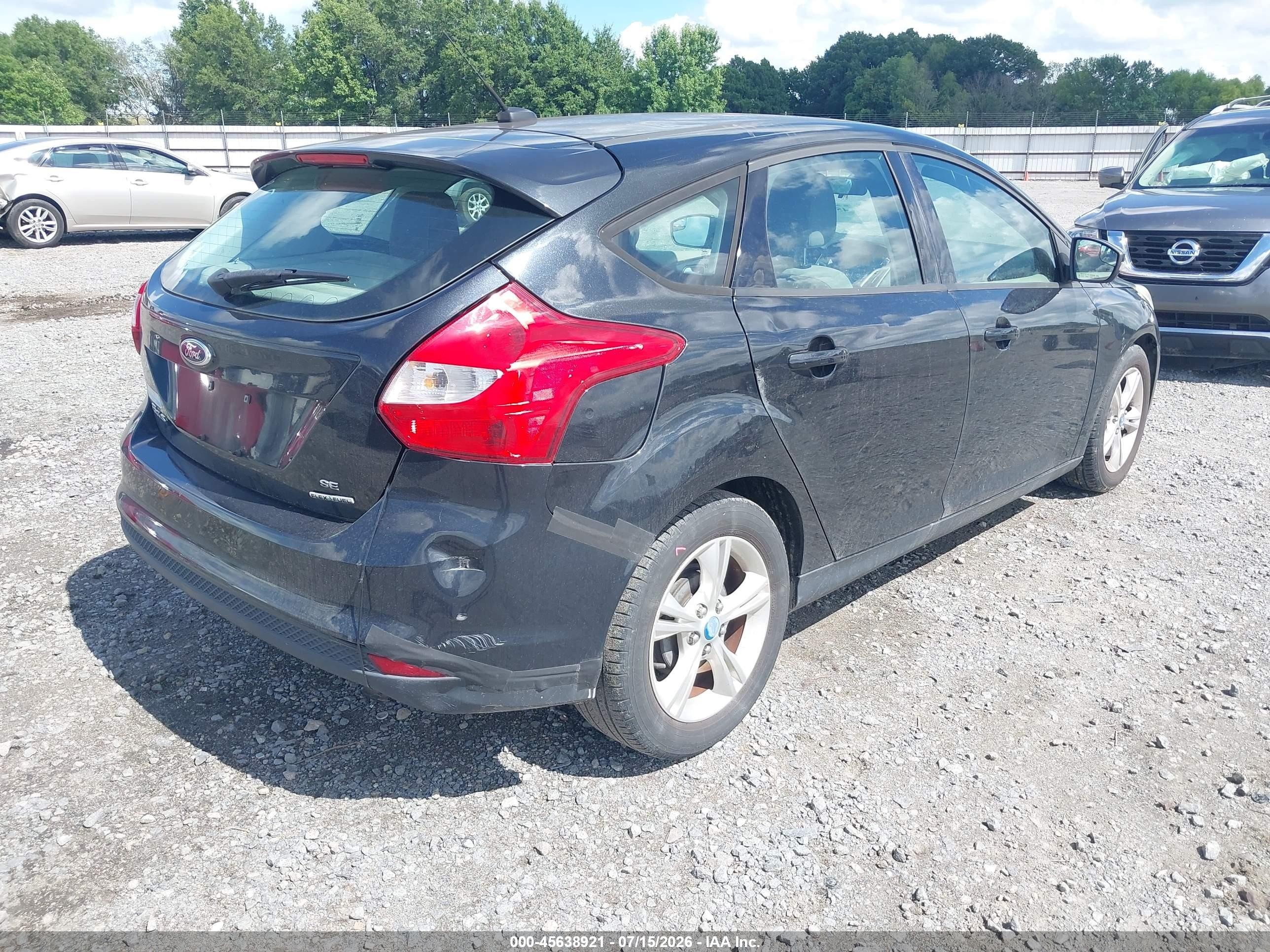 2013 Ford Focus Se Черный vin: 1FADP3K29DL183924