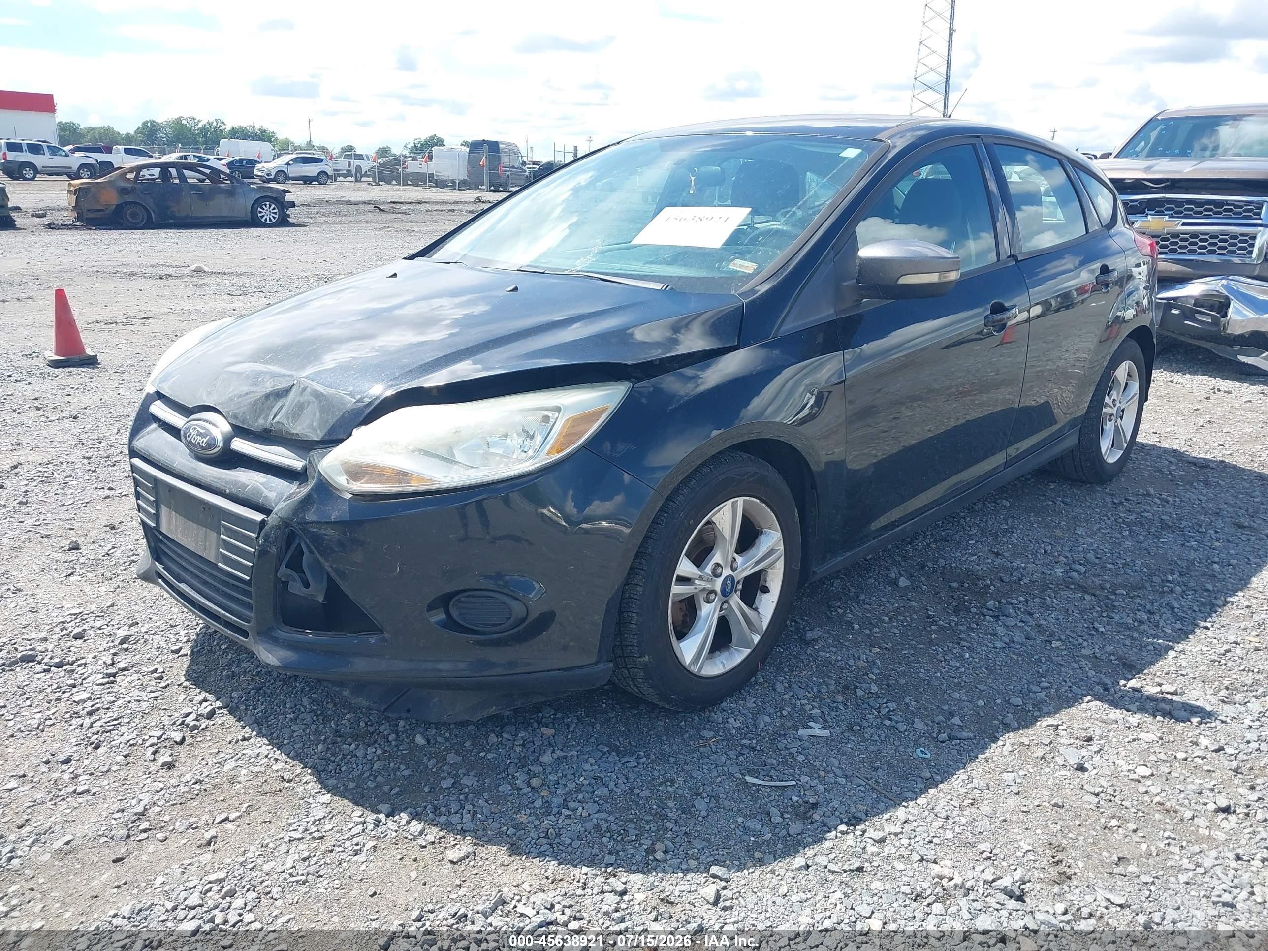 2013 Ford Focus Se Черный vin: 1FADP3K29DL183924