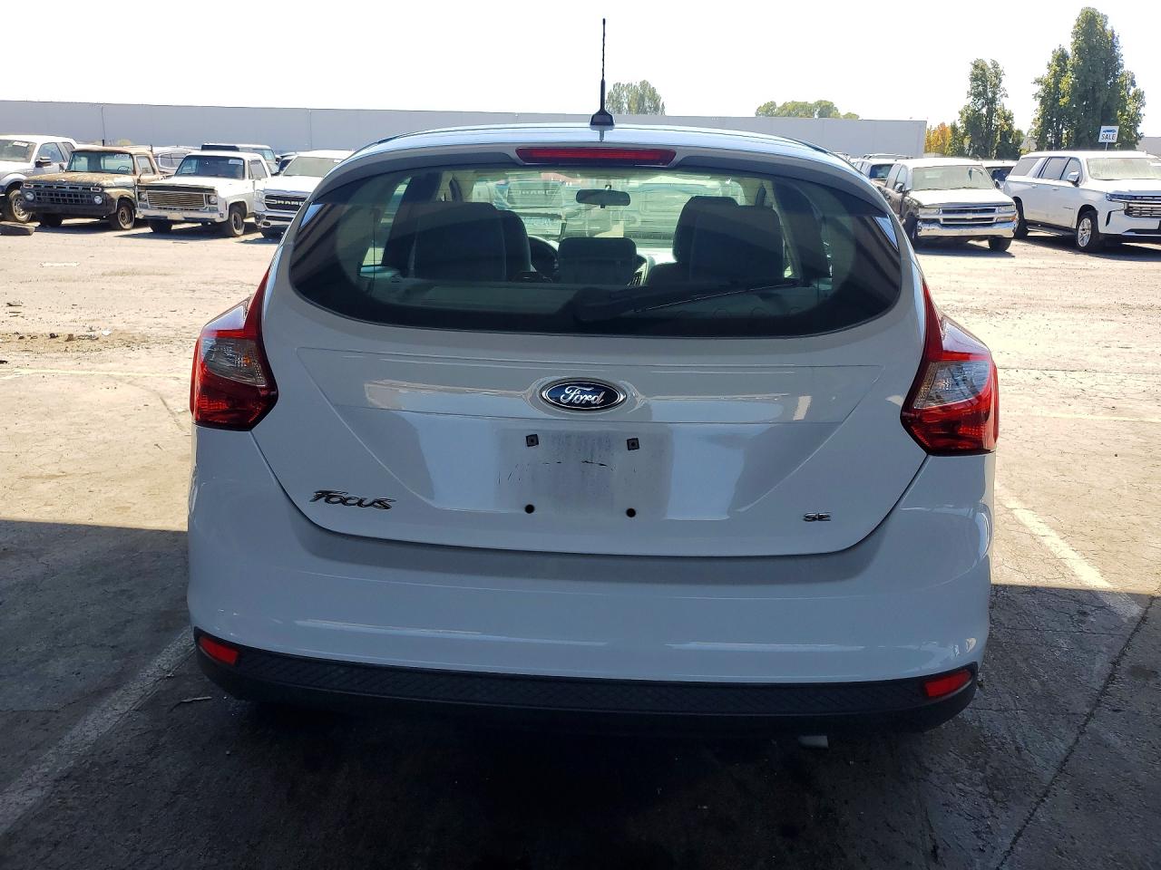 2013 Ford Focus Se White vin: 1FADP3K29DL190503