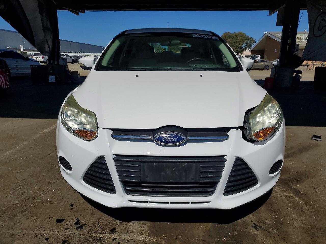 2013 Ford Focus Se White vin: 1FADP3K29DL190503