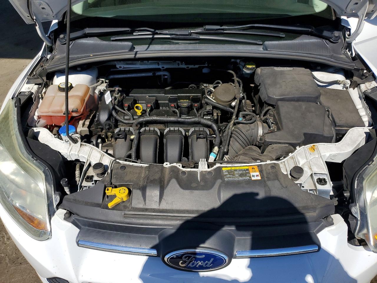 2013 Ford Focus Se White vin: 1FADP3K29DL190503