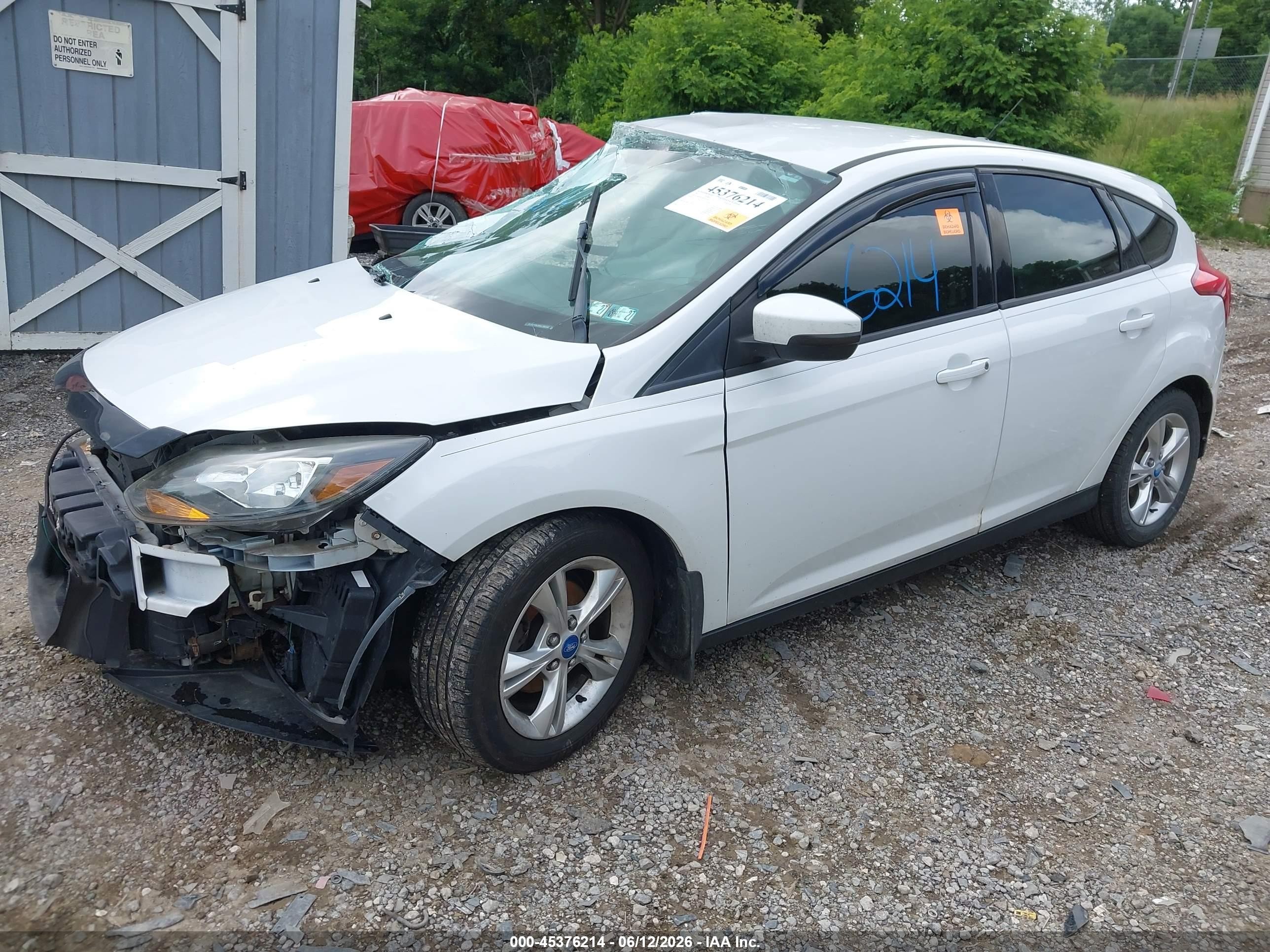 2013 Ford Focus Se Белый vin: 1FADP3K29DL199752