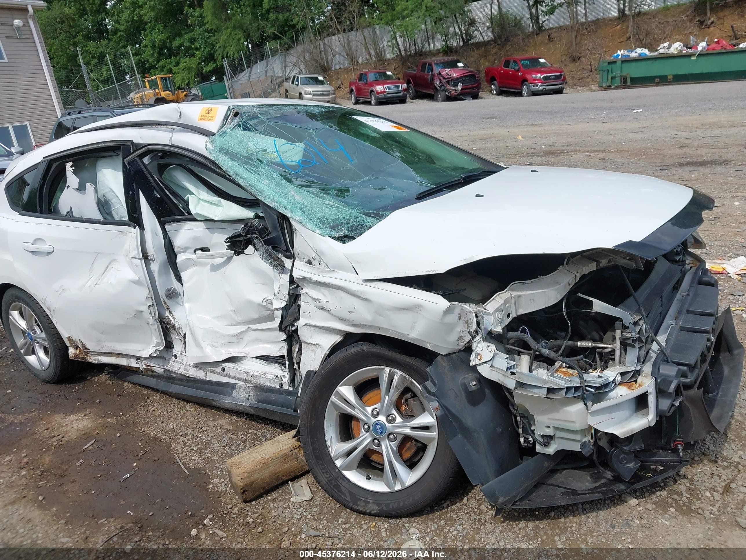 2013 Ford Focus Se Белый vin: 1FADP3K29DL199752