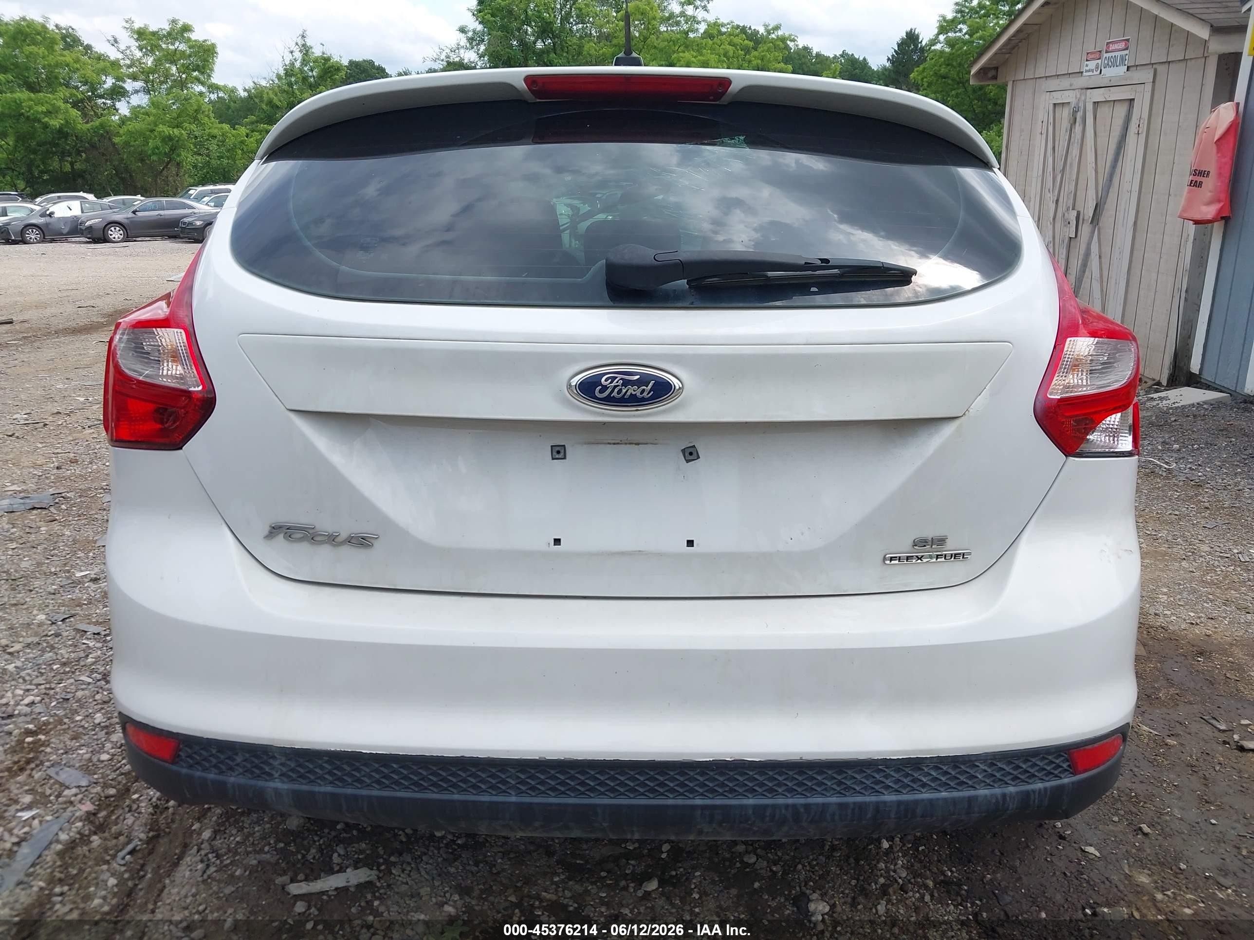 2013 Ford Focus Se Белый vin: 1FADP3K29DL199752