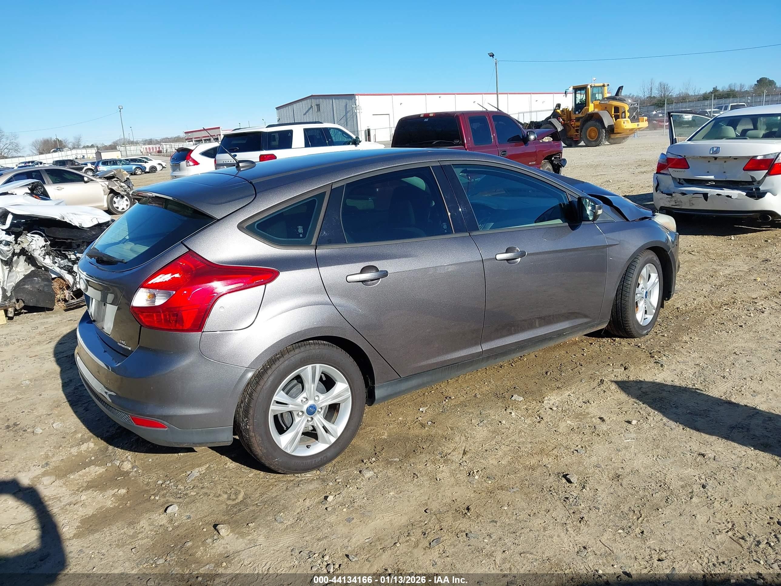 2013 Ford Focus Se Gray vin: 1FADP3K29DL207252