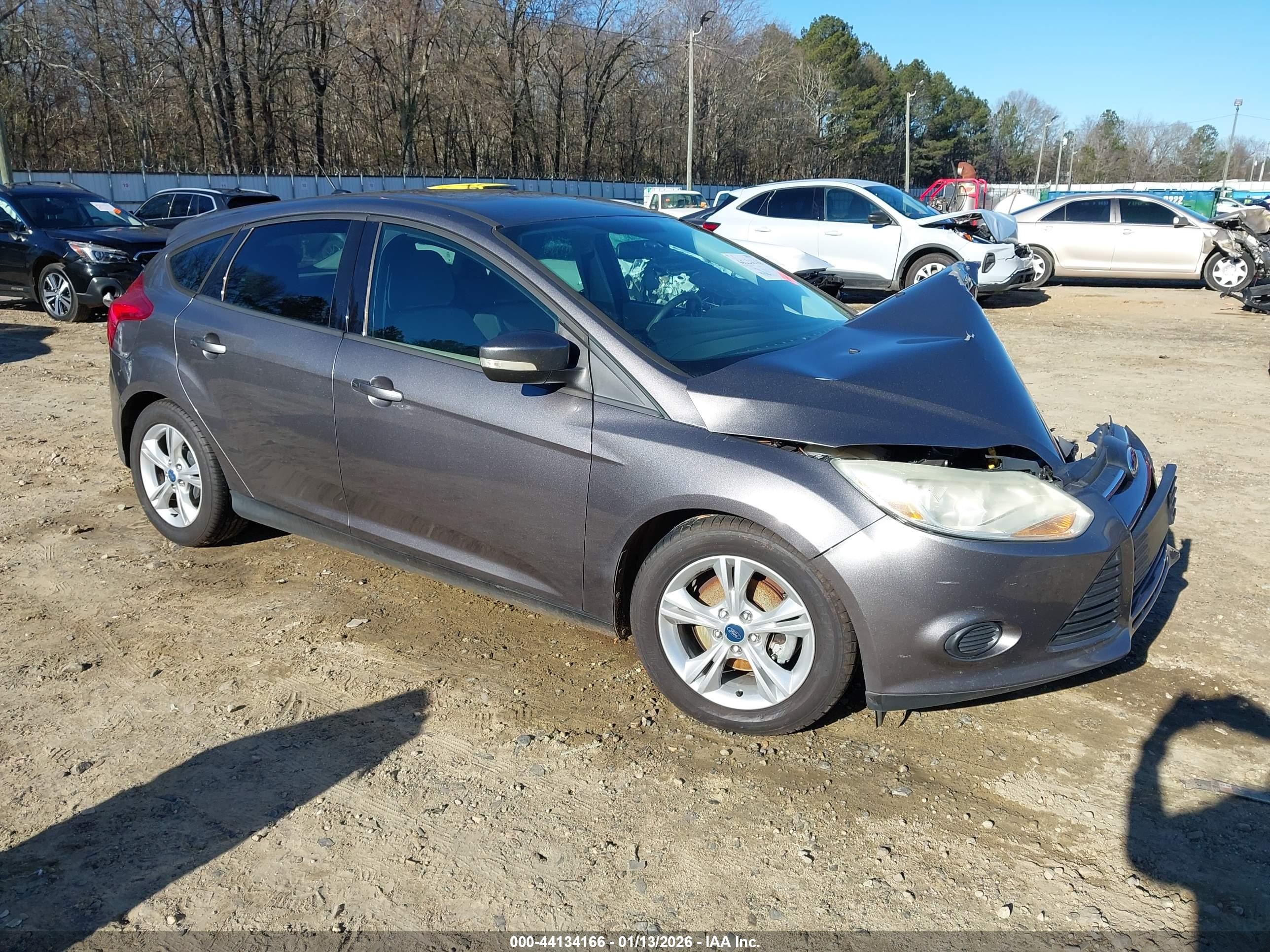 2013 Ford Focus Se Gray vin: 1FADP3K29DL207252
