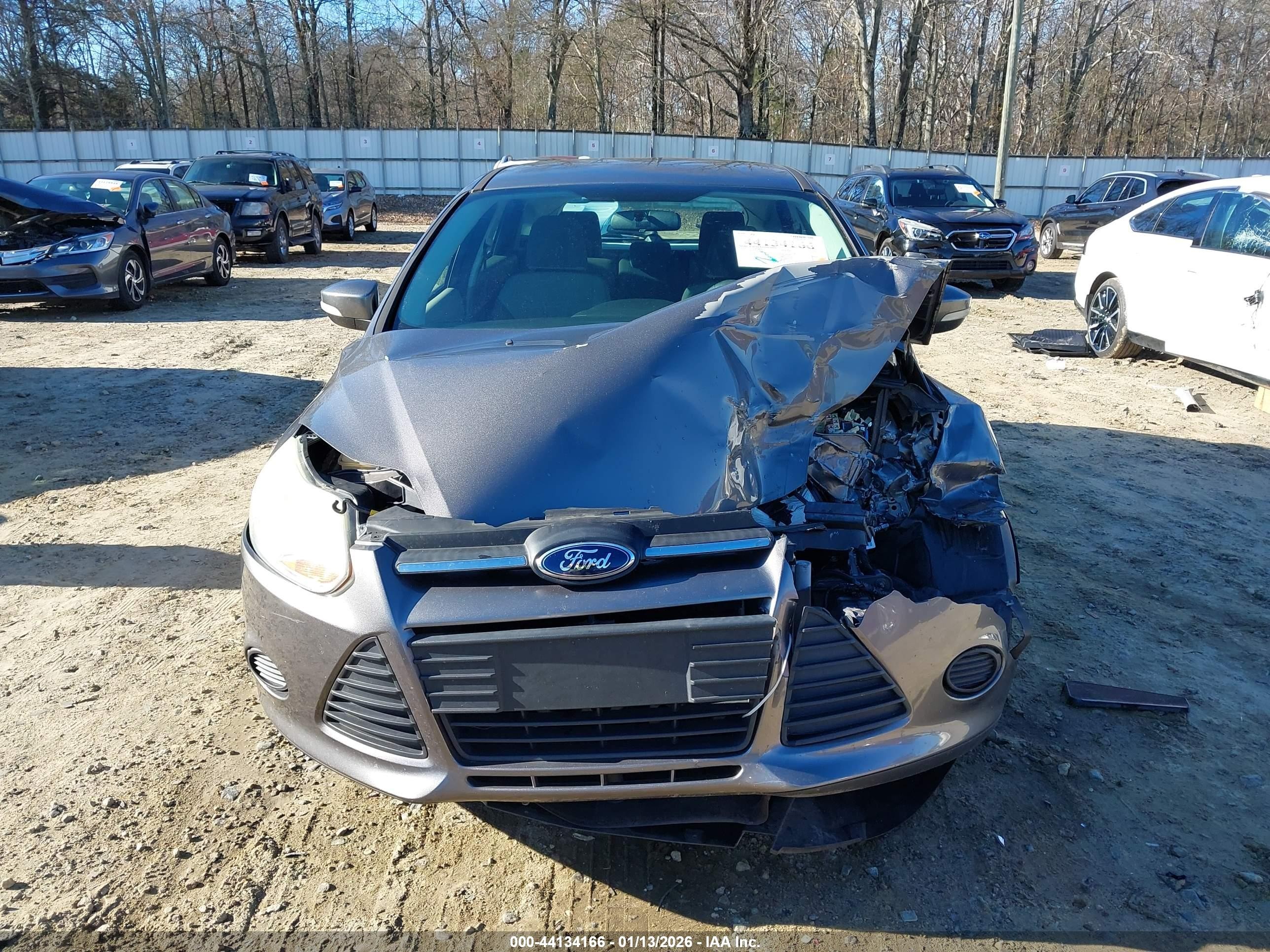 2013 Ford Focus Se Gray vin: 1FADP3K29DL207252