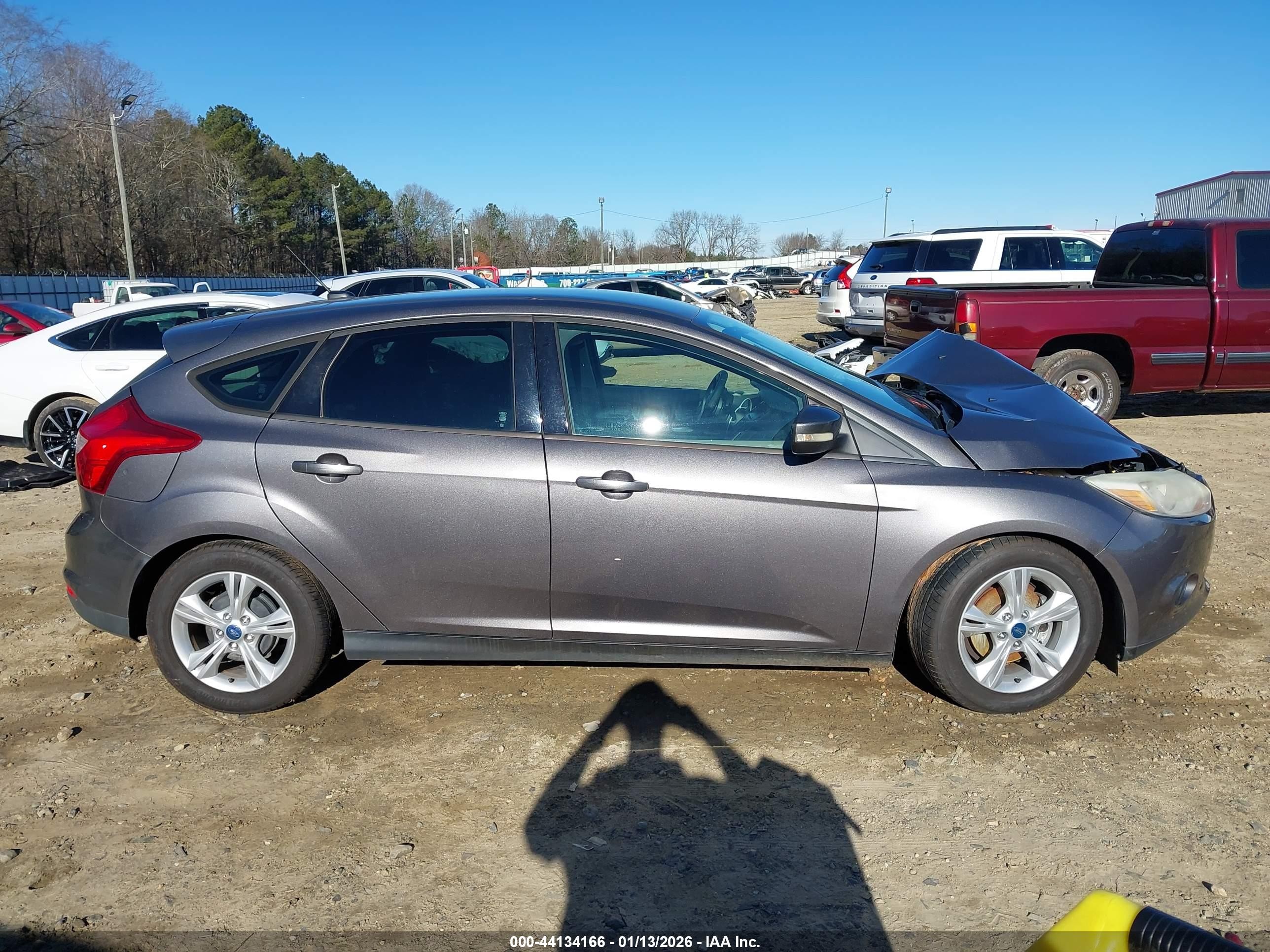 2013 Ford Focus Se Gray vin: 1FADP3K29DL207252