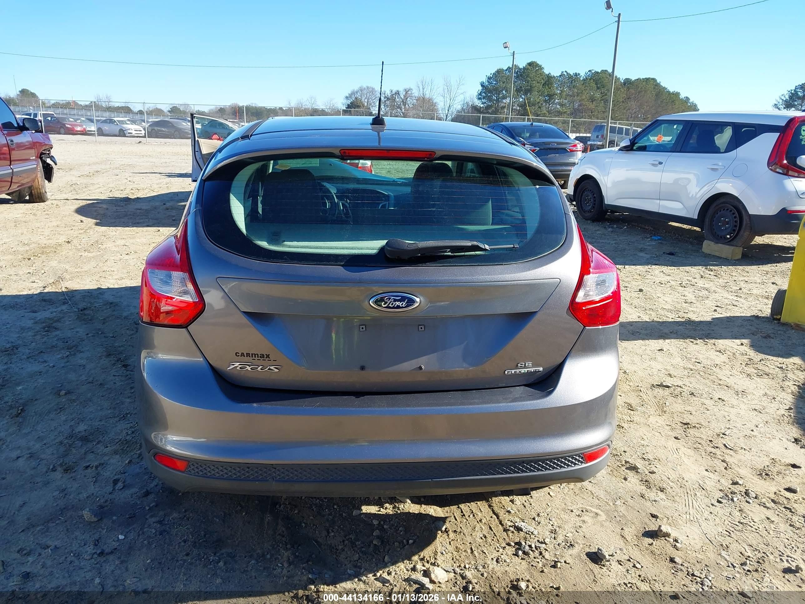 2013 Ford Focus Se Gray vin: 1FADP3K29DL207252