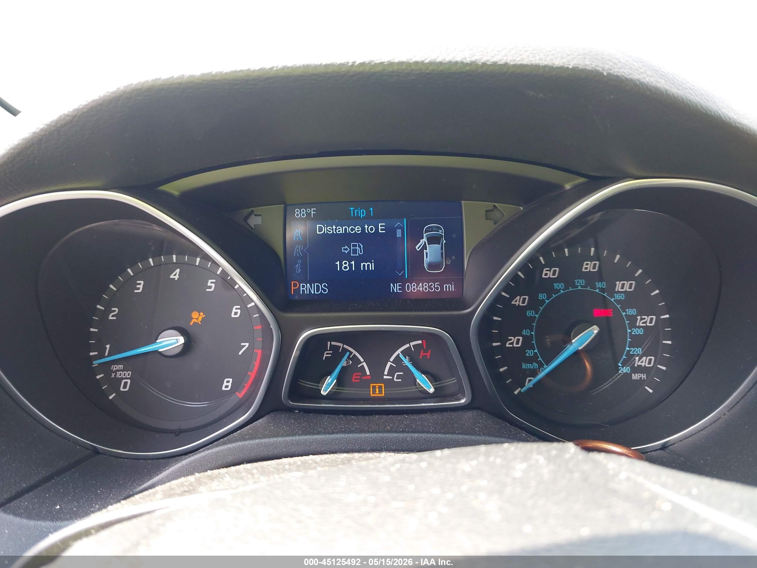2013 Ford Focus Se Blue vin: 1FADP3K29DL233432