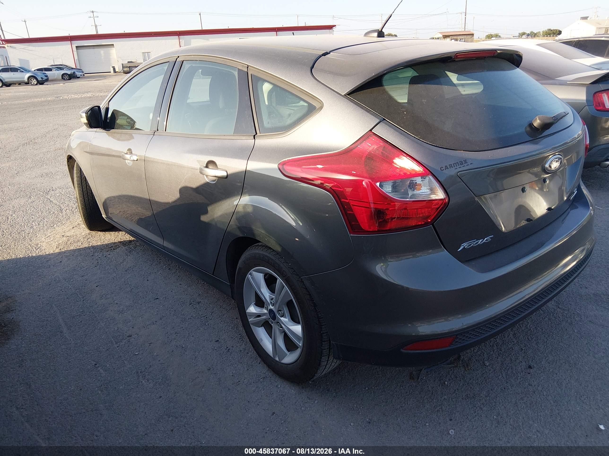 2013 Ford Focus Se Gray vin: 1FADP3K29DL237917