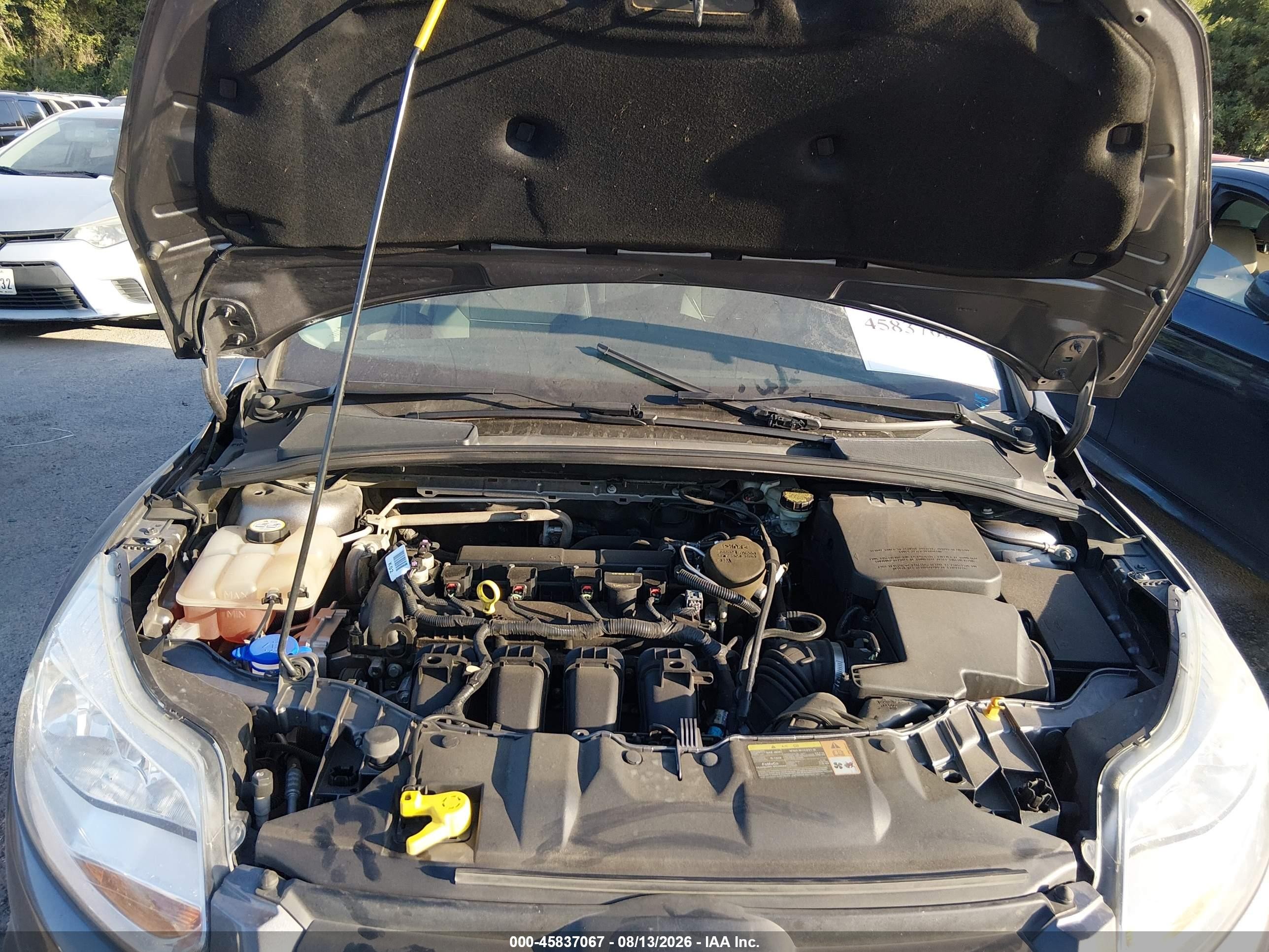 2013 Ford Focus Se Gray vin: 1FADP3K29DL237917