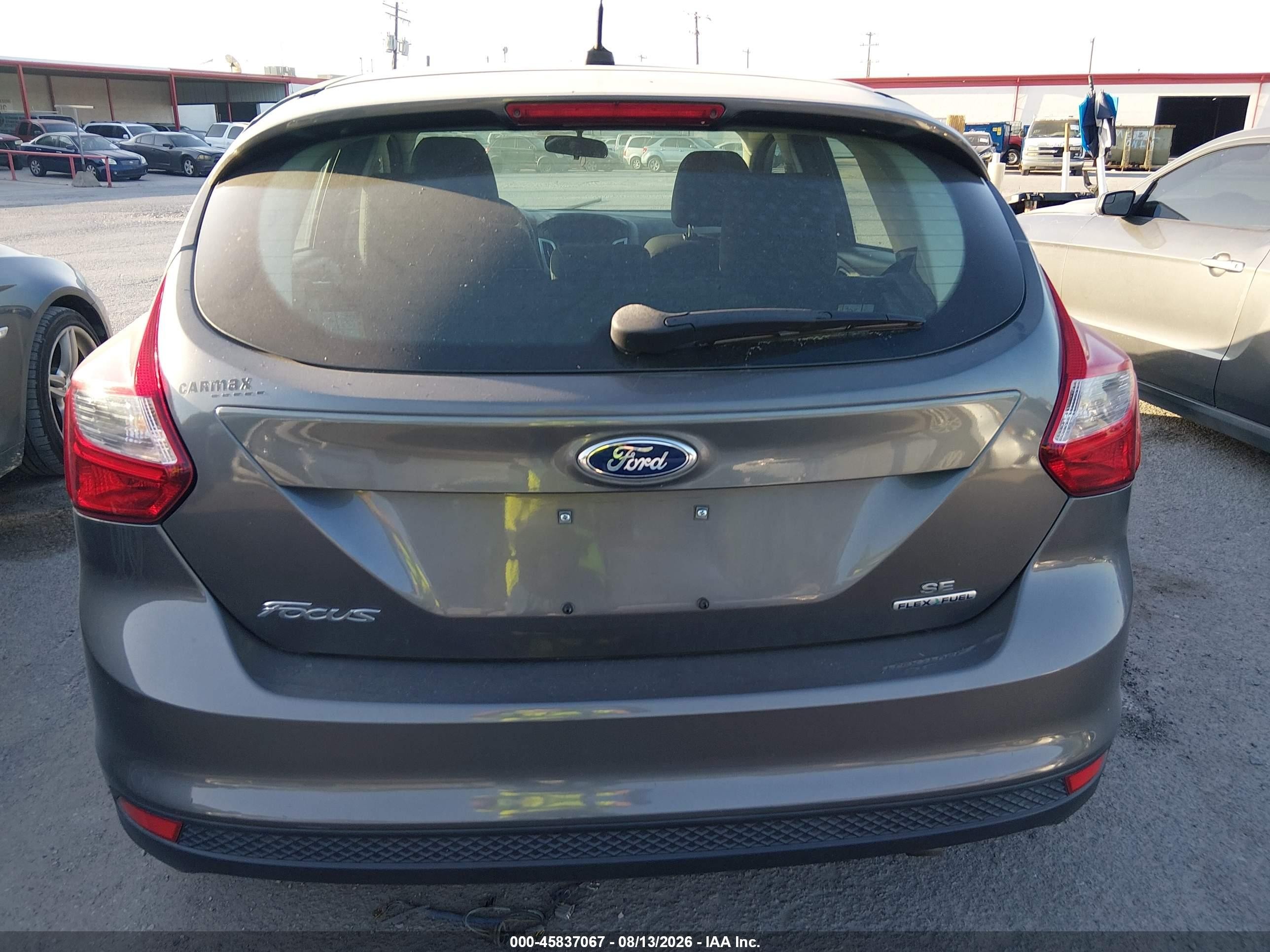 2013 Ford Focus Se Gray vin: 1FADP3K29DL237917
