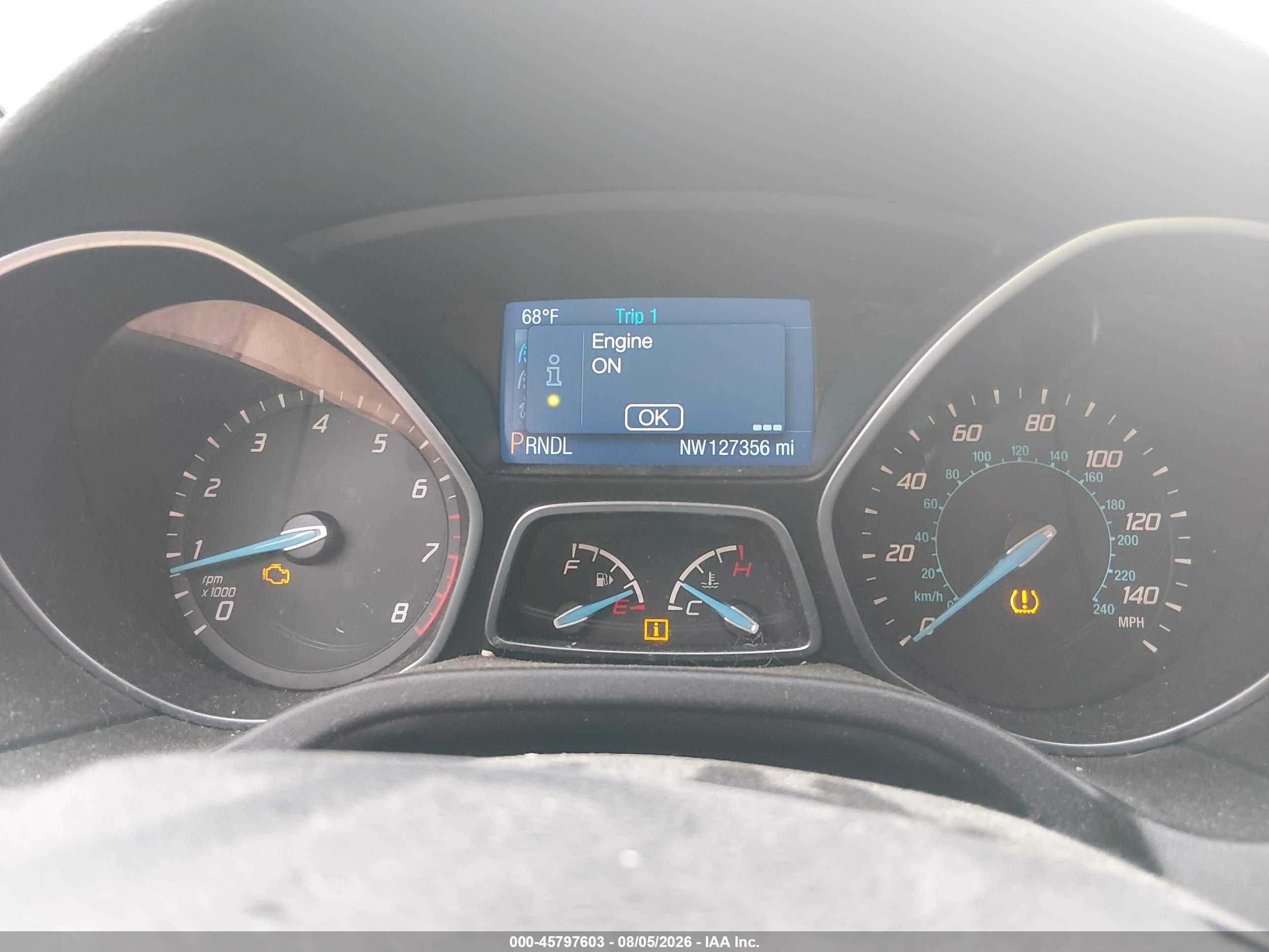 2013 Ford Focus Se Gray vin: 1FADP3K29DL260789