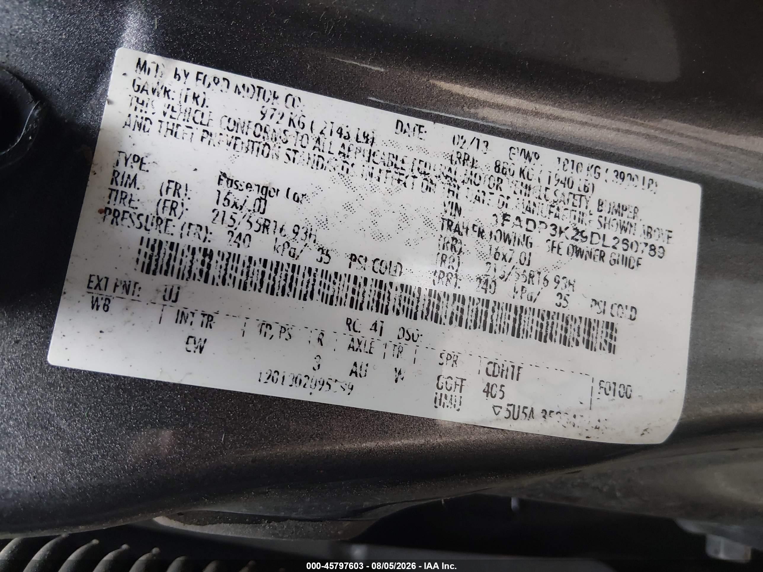 2013 Ford Focus Se Gray vin: 1FADP3K29DL260789