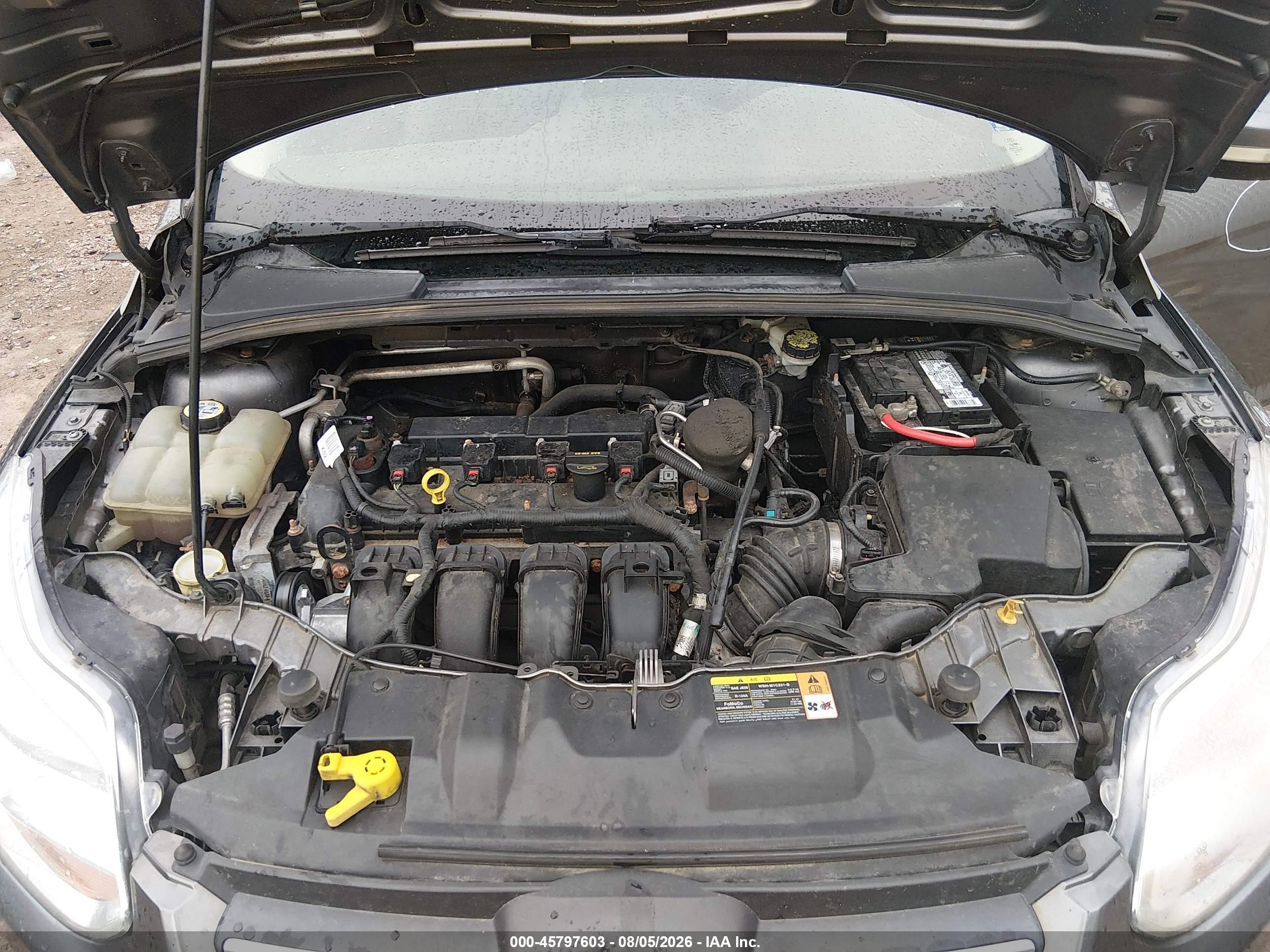 2013 Ford Focus Se Gray vin: 1FADP3K29DL260789