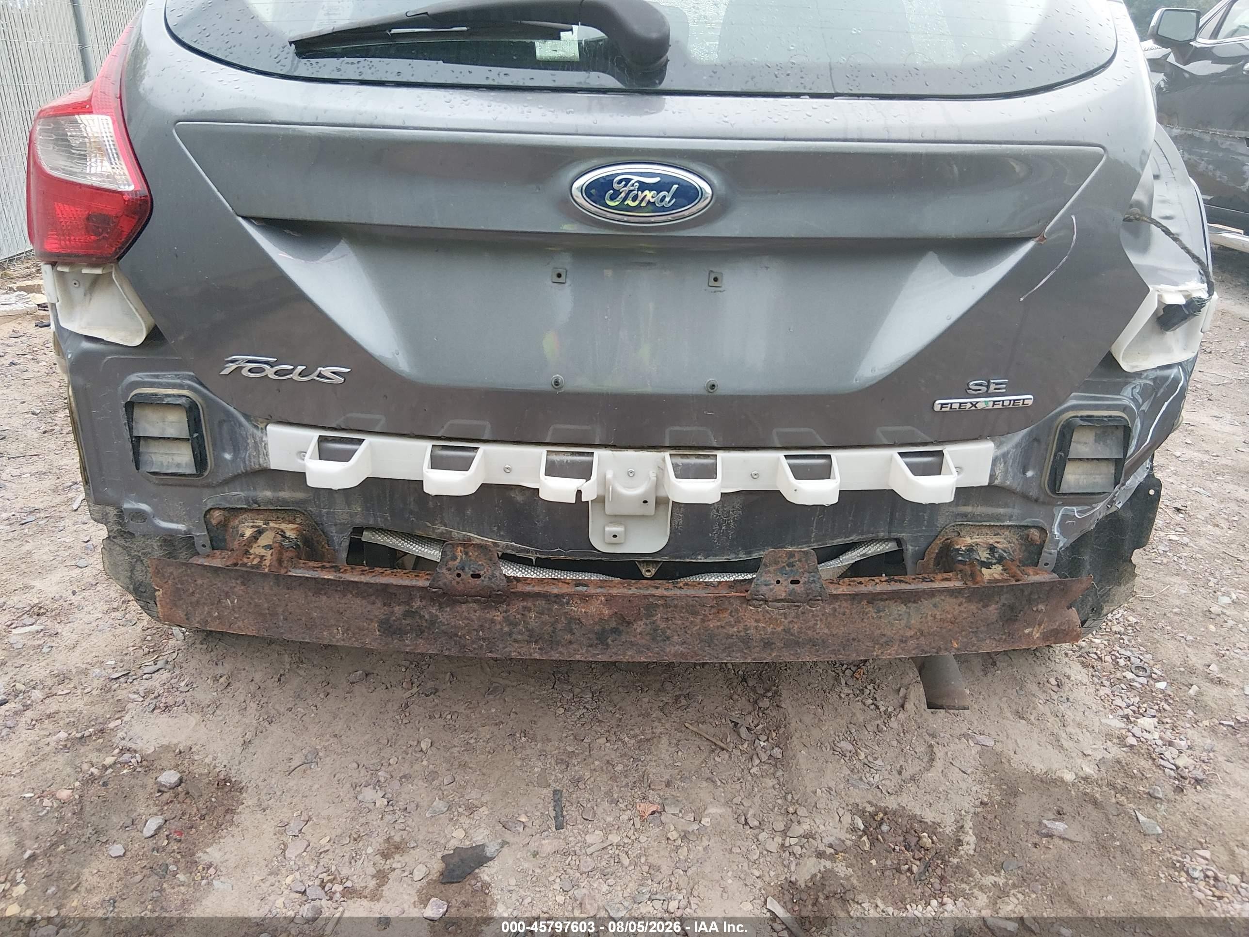 2013 Ford Focus Se Gray vin: 1FADP3K29DL260789