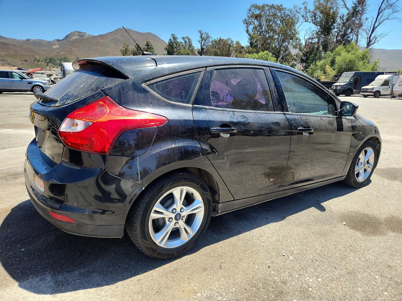 2013 Ford Focus Se Black vin: 1FADP3K29DL302295