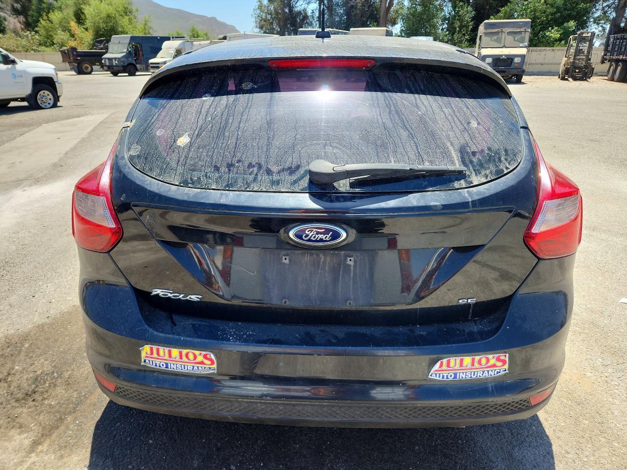 2013 Ford Focus Se Black vin: 1FADP3K29DL302295