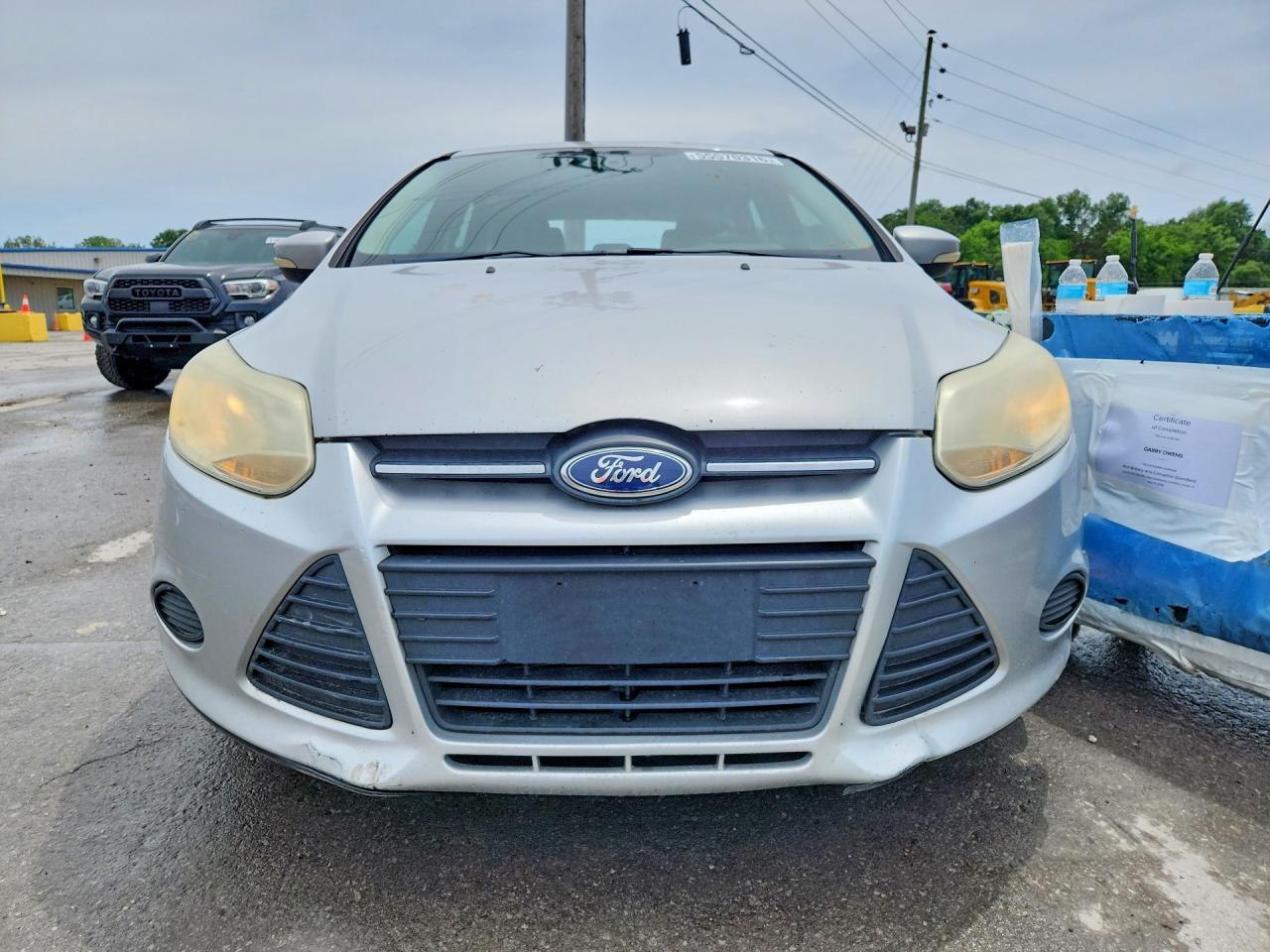 2013 Ford Focus Se Silver vin: 1FADP3K29DL321221