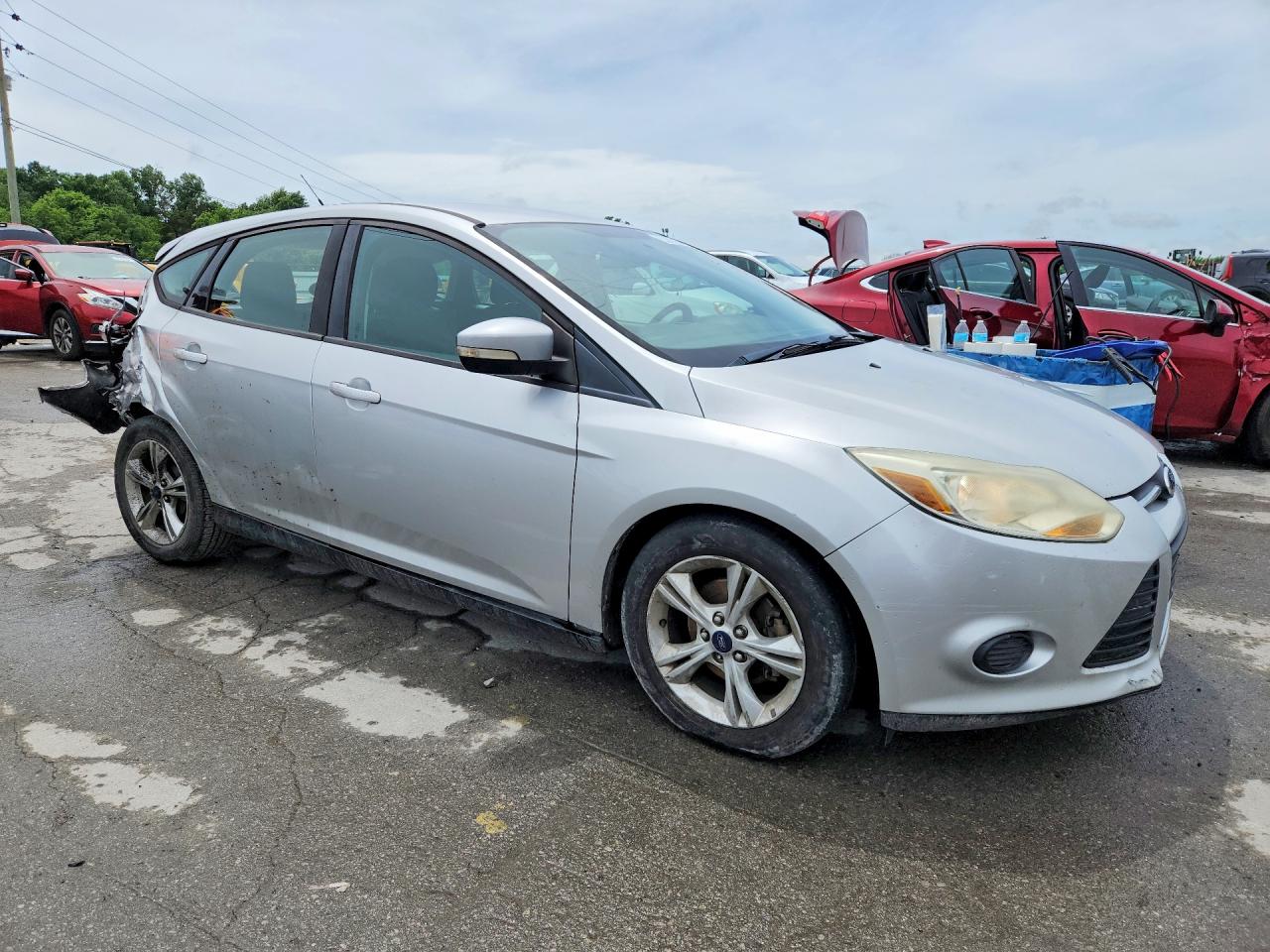 2013 Ford Focus Se Silver vin: 1FADP3K29DL321221