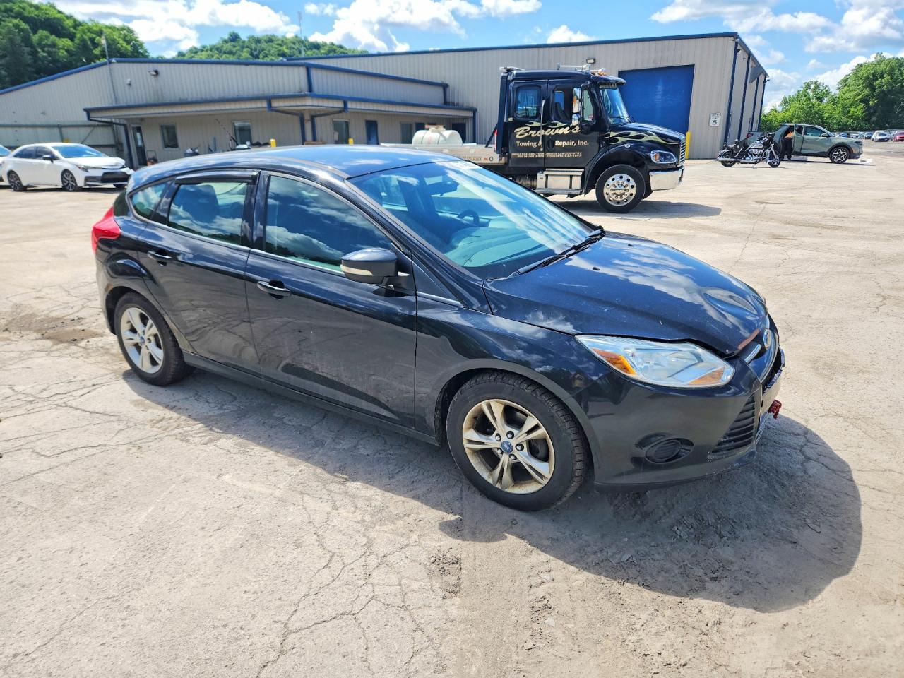 2013 Ford Focus Se Black vin: 1FADP3K29DL350525