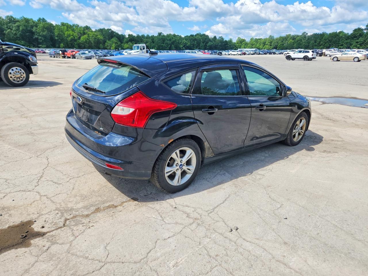 2013 Ford Focus Se Black vin: 1FADP3K29DL350525
