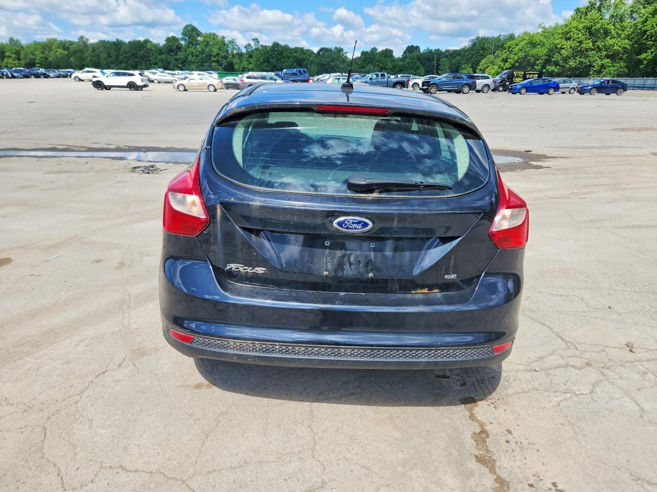 2013 Ford Focus Se Black vin: 1FADP3K29DL350525