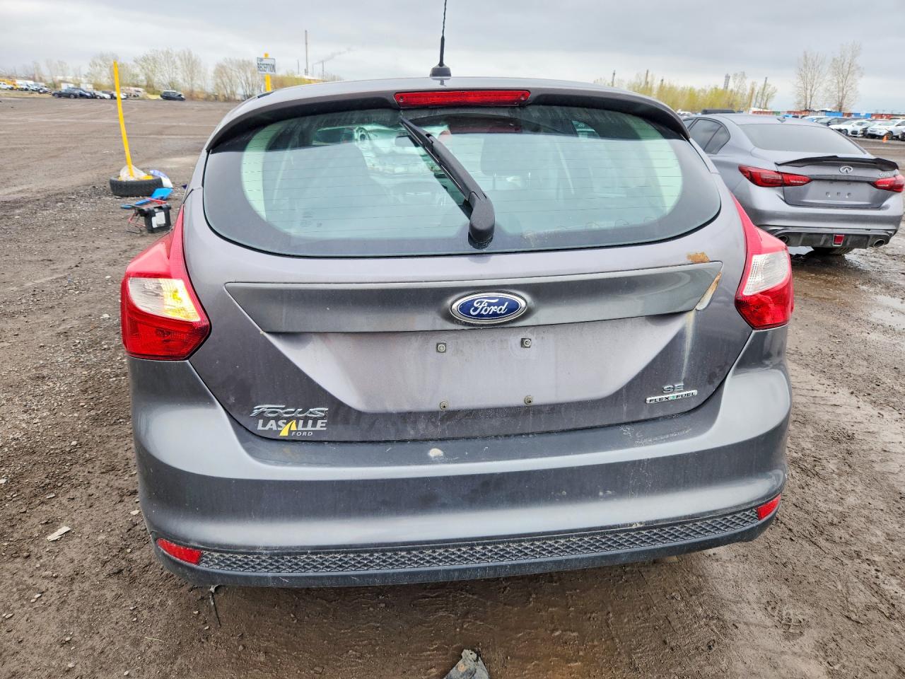 2013 Ford Focus Se Gray vin: 1FADP3K29DL356731