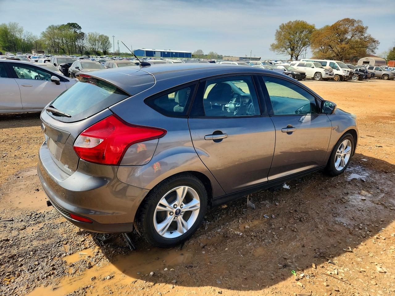 2013 Ford Focus Se Gray vin: 1FADP3K29DL369169
