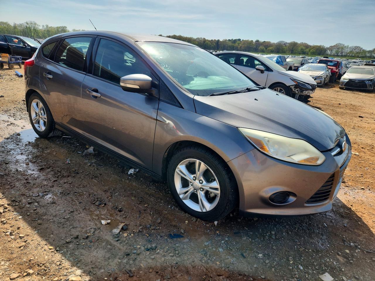 2013 Ford Focus Se Gray vin: 1FADP3K29DL369169