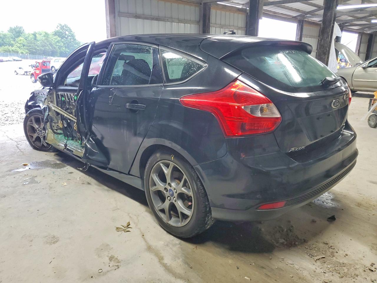 2014 Ford Focus Se Black vin: 1FADP3K29EL115043