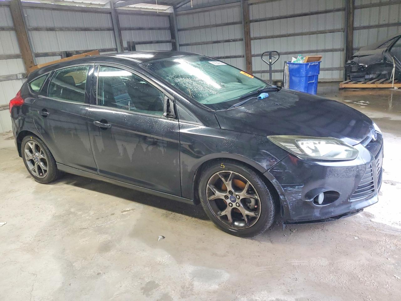 2014 Ford Focus Se Black vin: 1FADP3K29EL115043