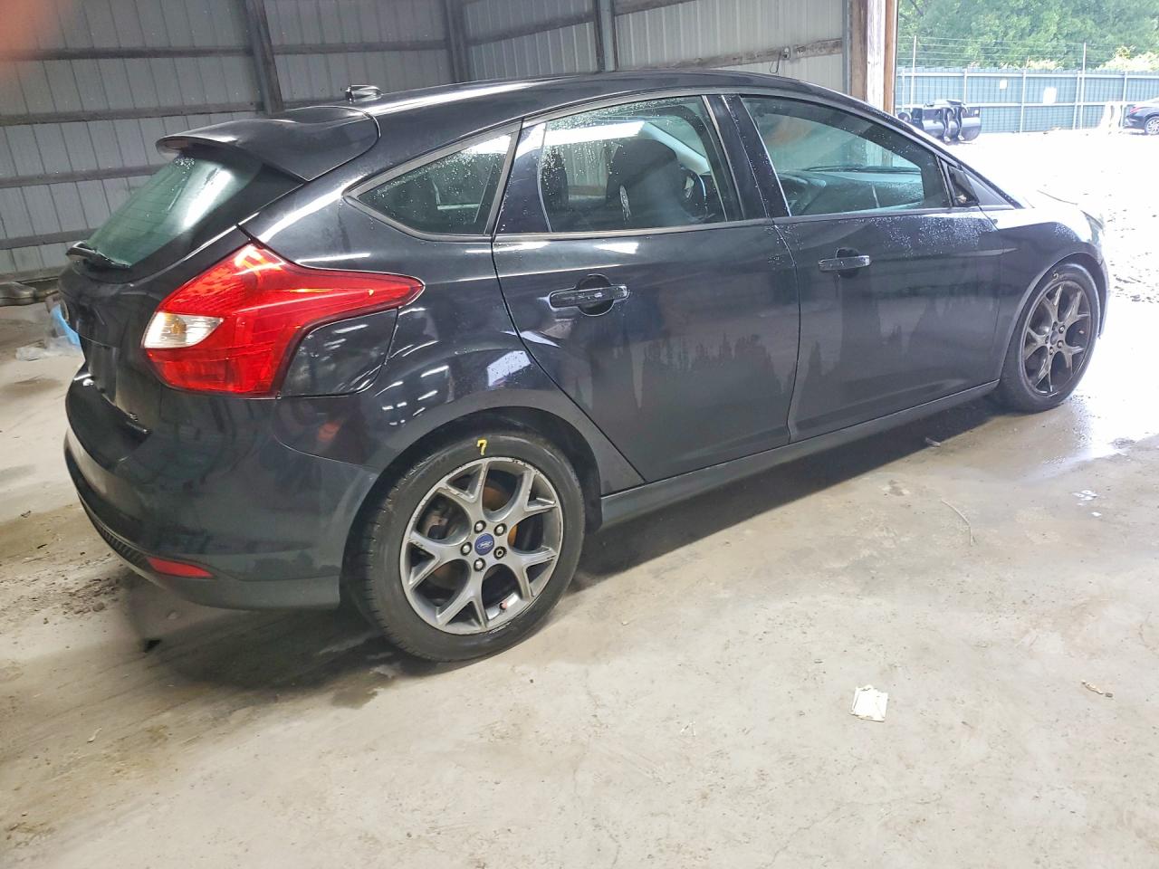2014 Ford Focus Se Black vin: 1FADP3K29EL115043