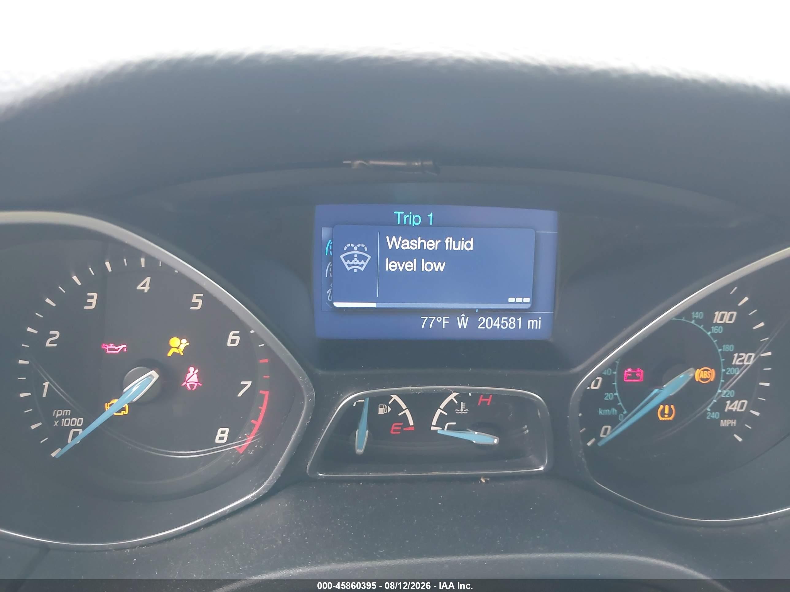 2014 Ford Focus Se White vin: 1FADP3K29EL118685