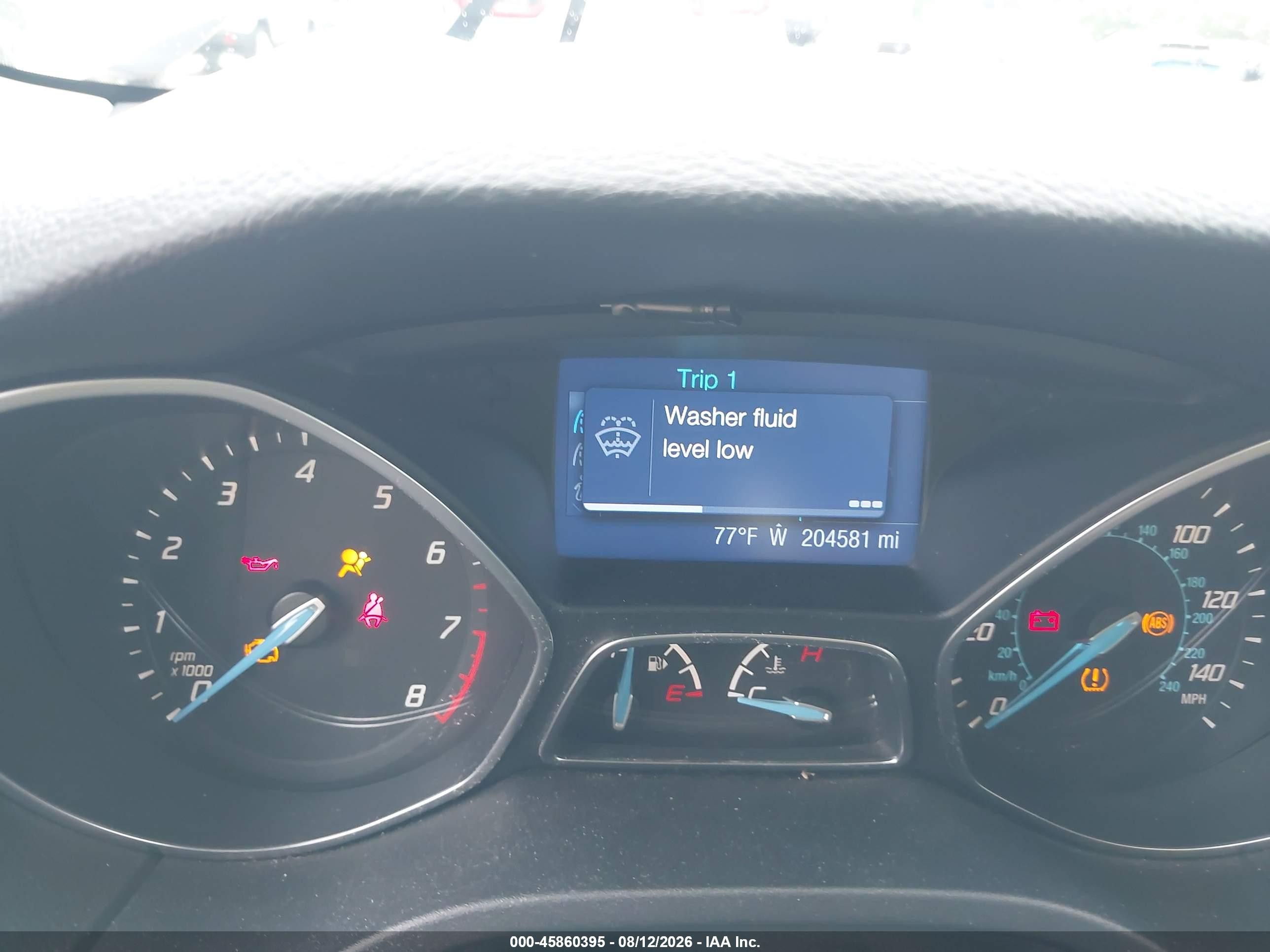 2014 Ford Focus Se White vin: 1FADP3K29EL118685