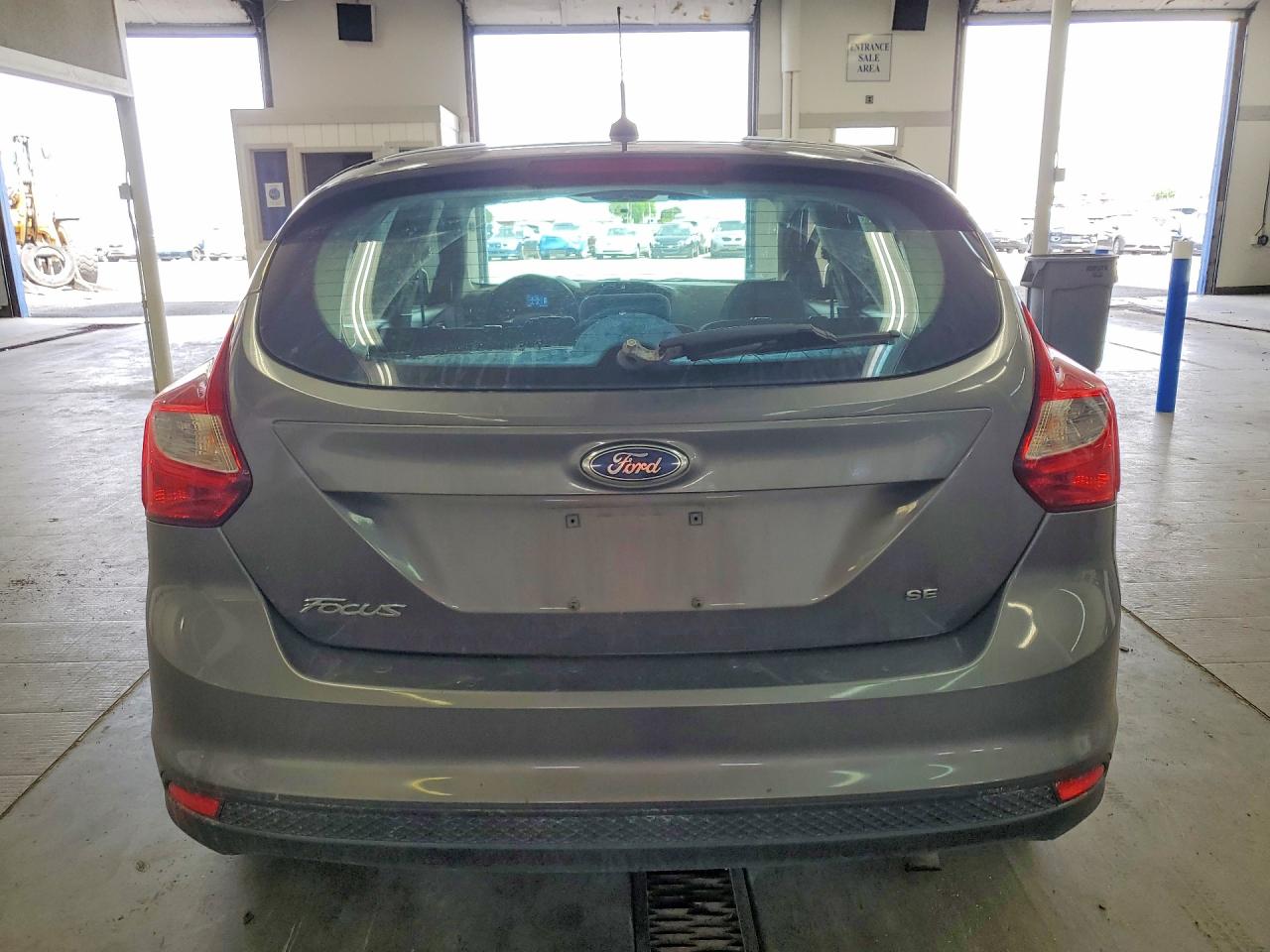 2014 Ford Focus Se Gray vin: 1FADP3K29EL132618