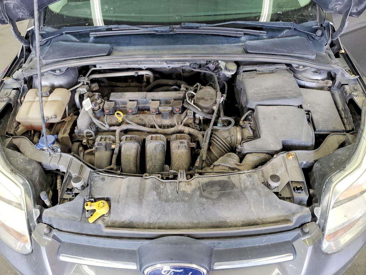 2014 Ford Focus Se Gray vin: 1FADP3K29EL132618