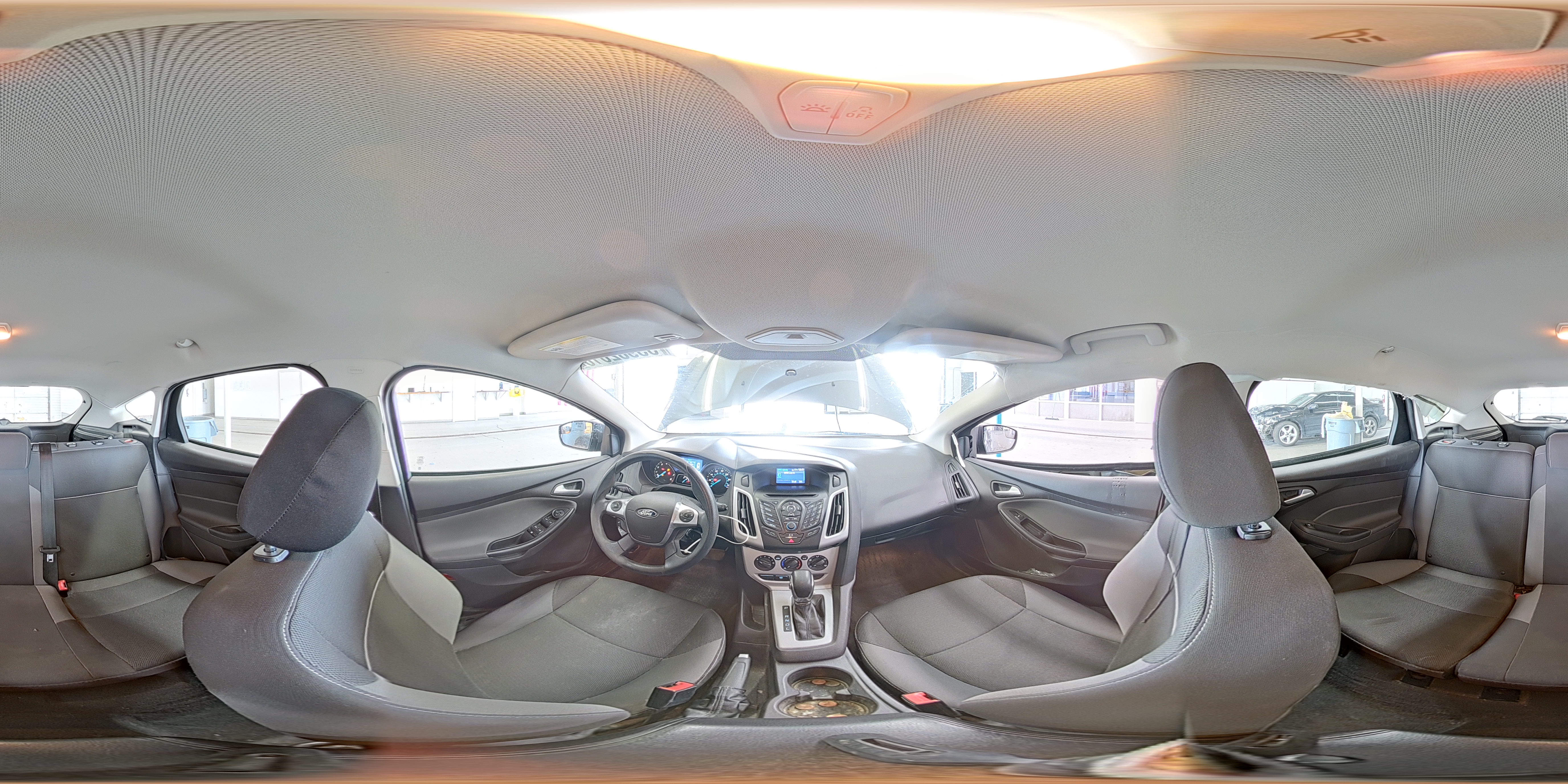 2014 Ford Focus Se Gray vin: 1FADP3K29EL132618