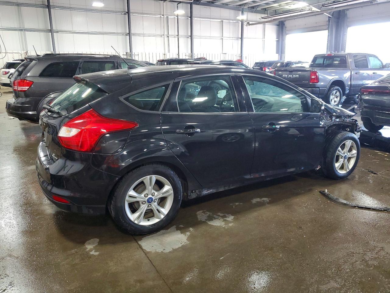2014 Ford Focus Se Black vin: 1FADP3K29EL153839