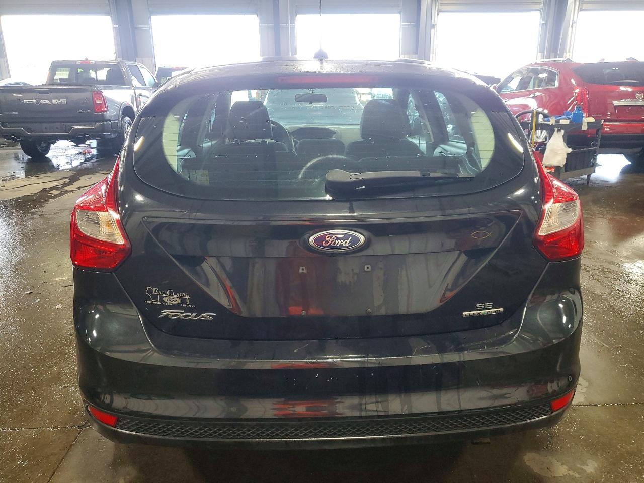2014 Ford Focus Se Black vin: 1FADP3K29EL153839