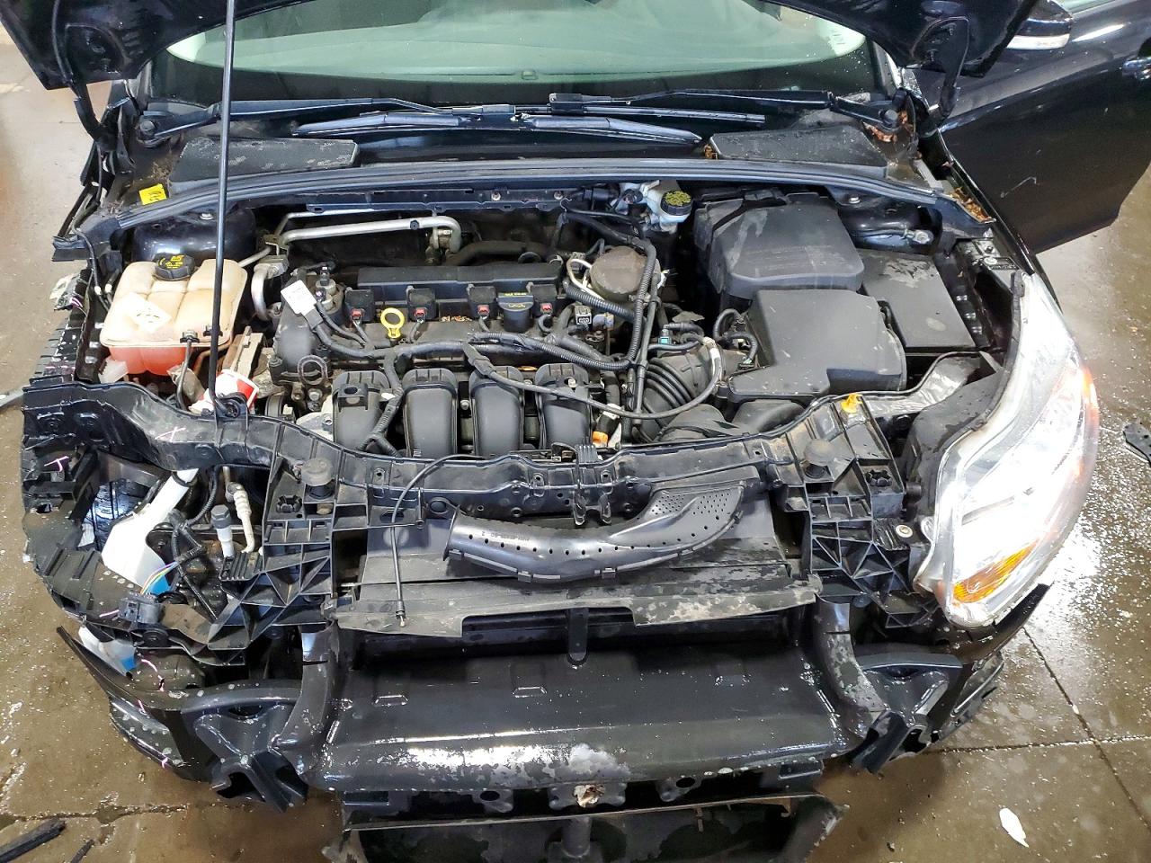 2014 Ford Focus Se Black vin: 1FADP3K29EL153839