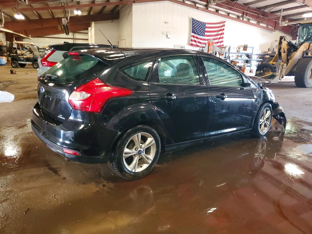 2014 Ford Focus Se Black vin: 1FADP3K29EL157325