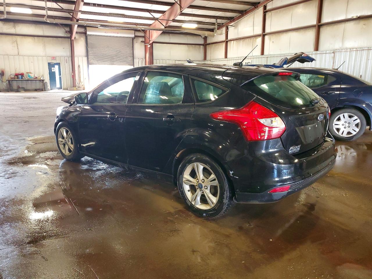 2014 Ford Focus Se Black vin: 1FADP3K29EL157325