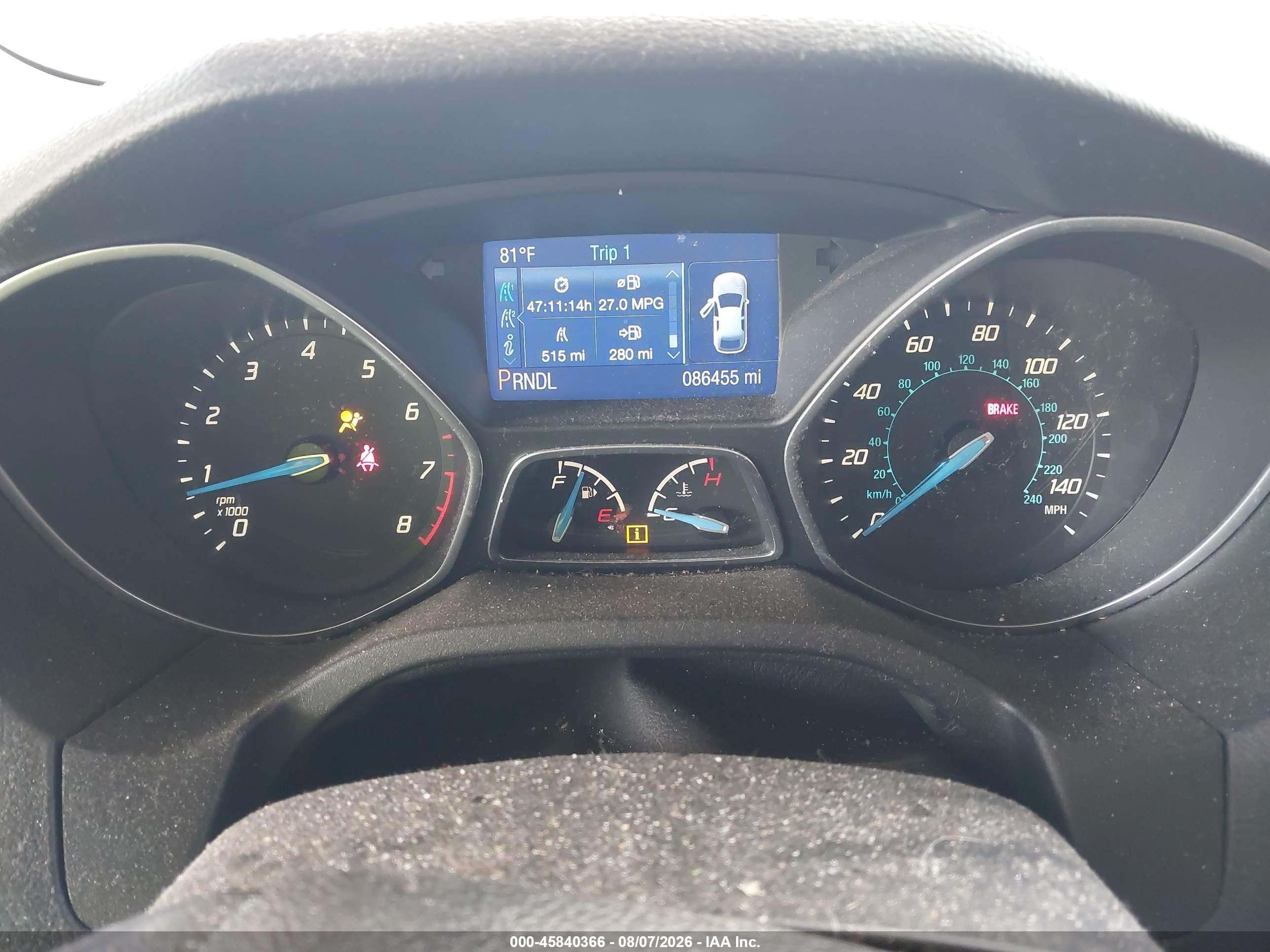 2014 Ford Focus Se Blue vin: 1FADP3K29EL181687