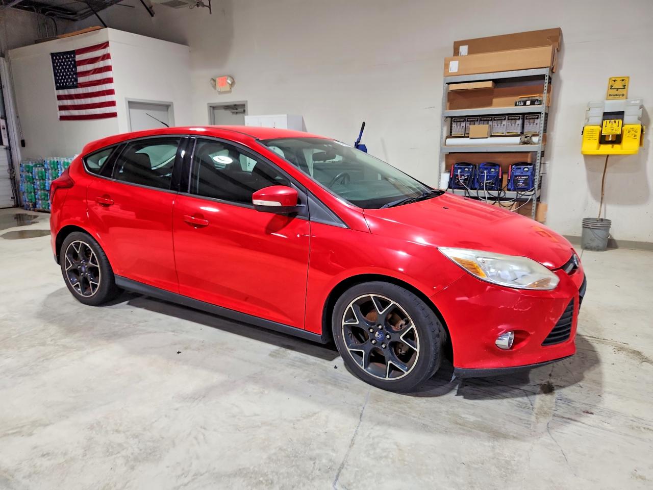 2014 Ford Focus Se Red vin: 1FADP3K29EL194181