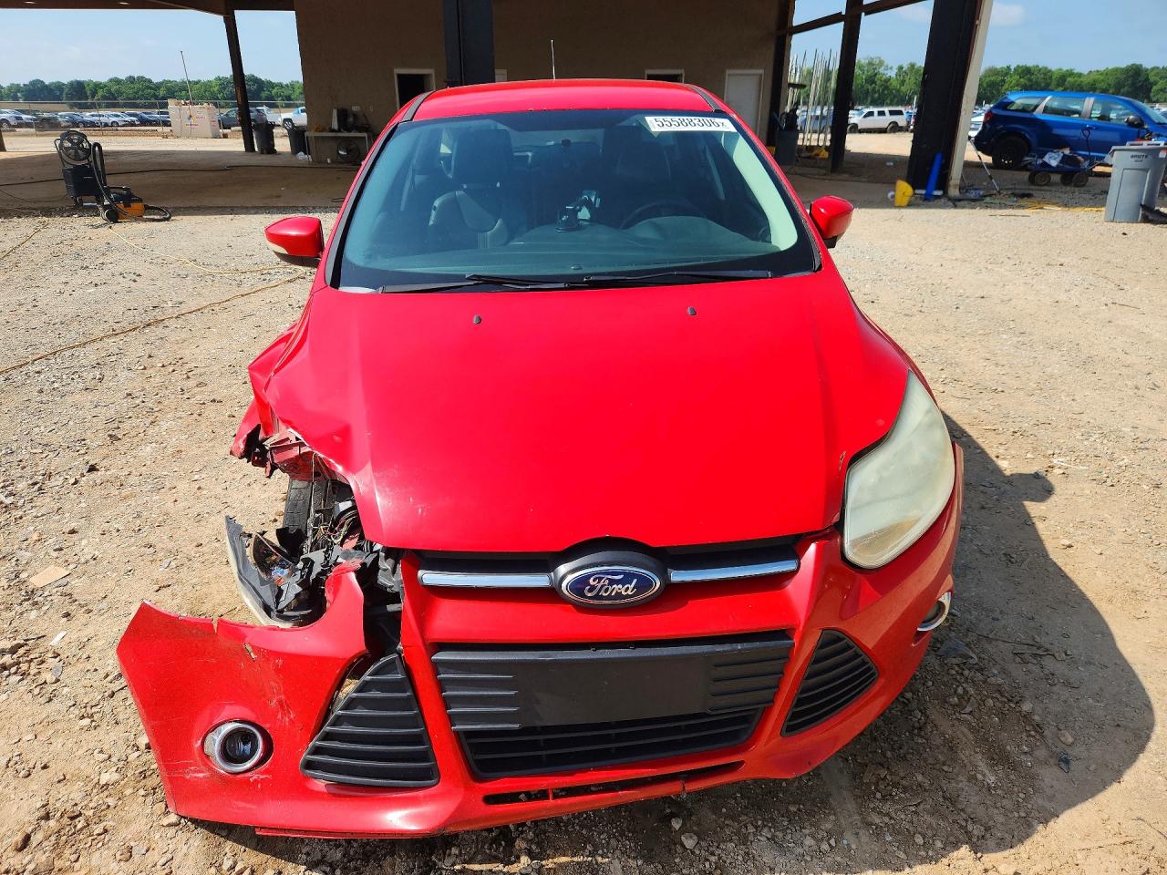 2014 Ford Focus Se Red vin: 1FADP3K29EL203249