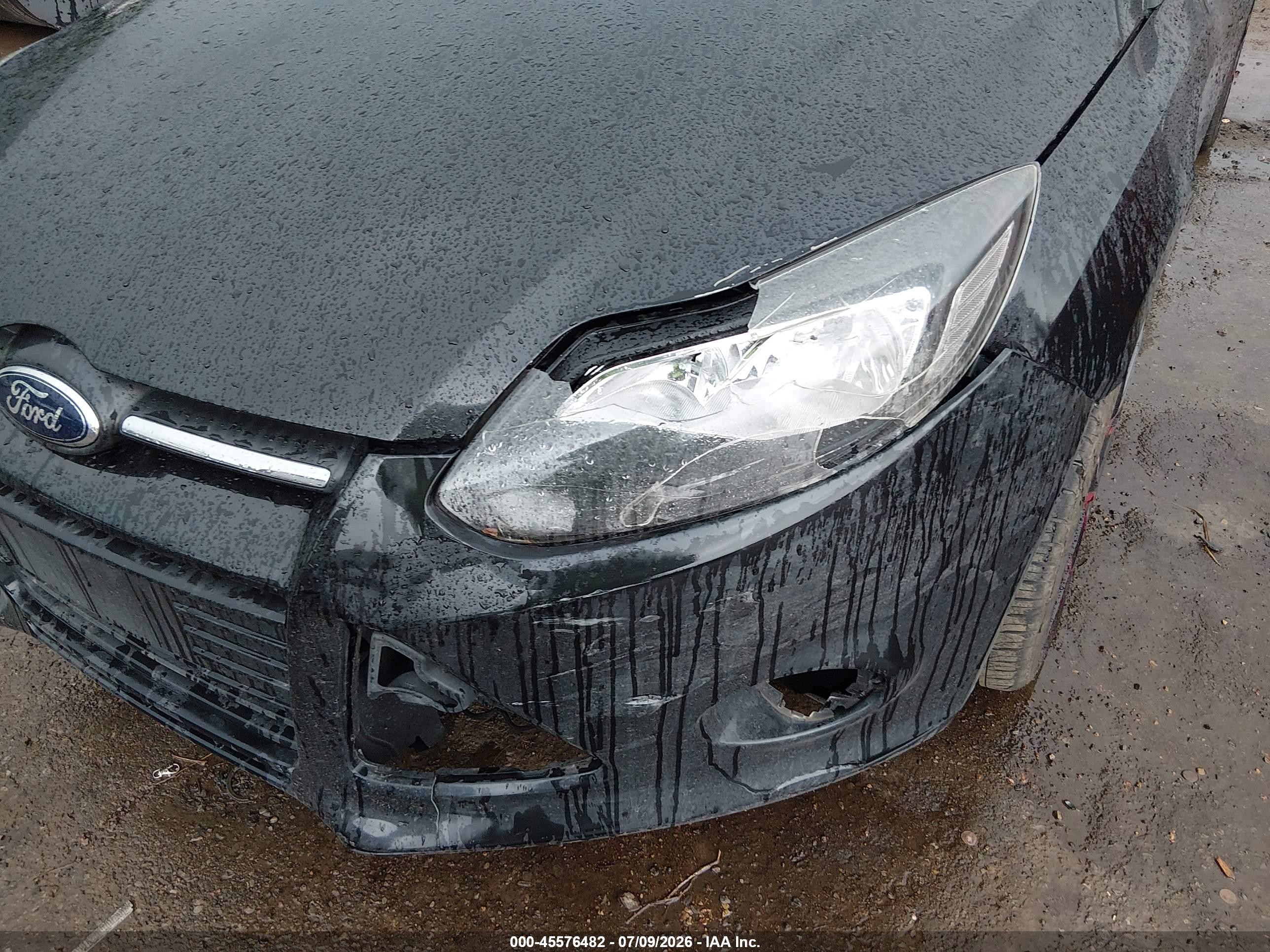 2014 Ford Focus Se Black vin: 1FADP3K29EL268151