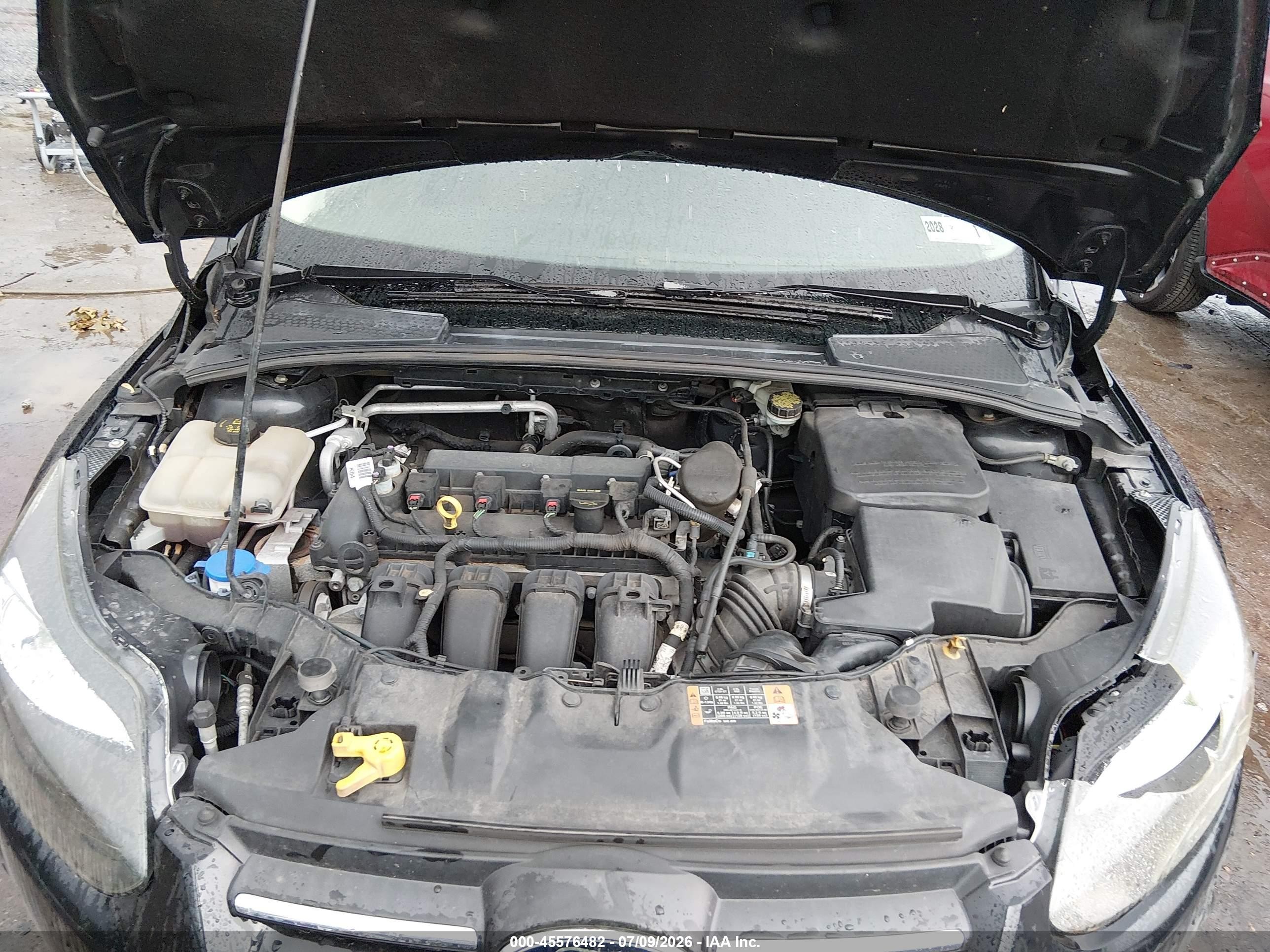 2014 Ford Focus Se Black vin: 1FADP3K29EL268151