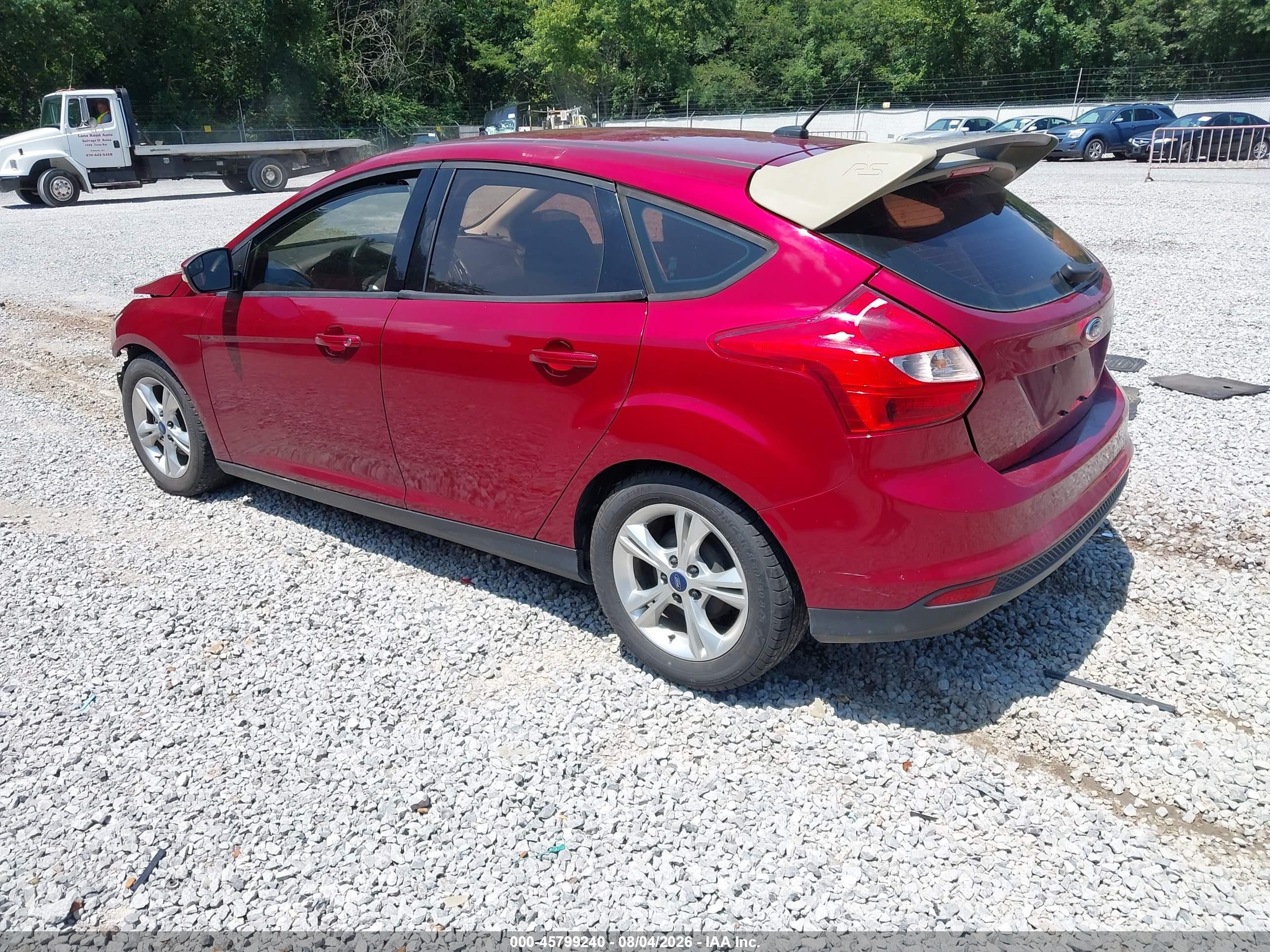 2014 Ford Focus Se Темно-бордовый vin: 1FADP3K29EL280669